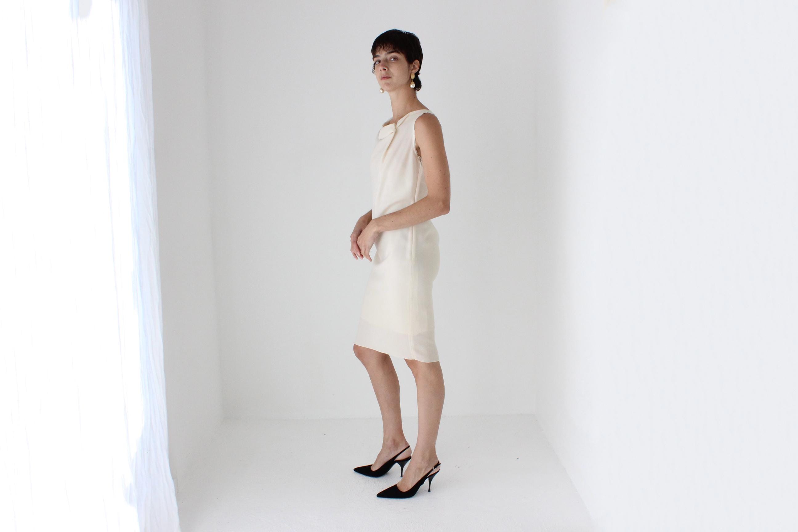 2000s ROKSANDA Wool & Silk Origami Shift