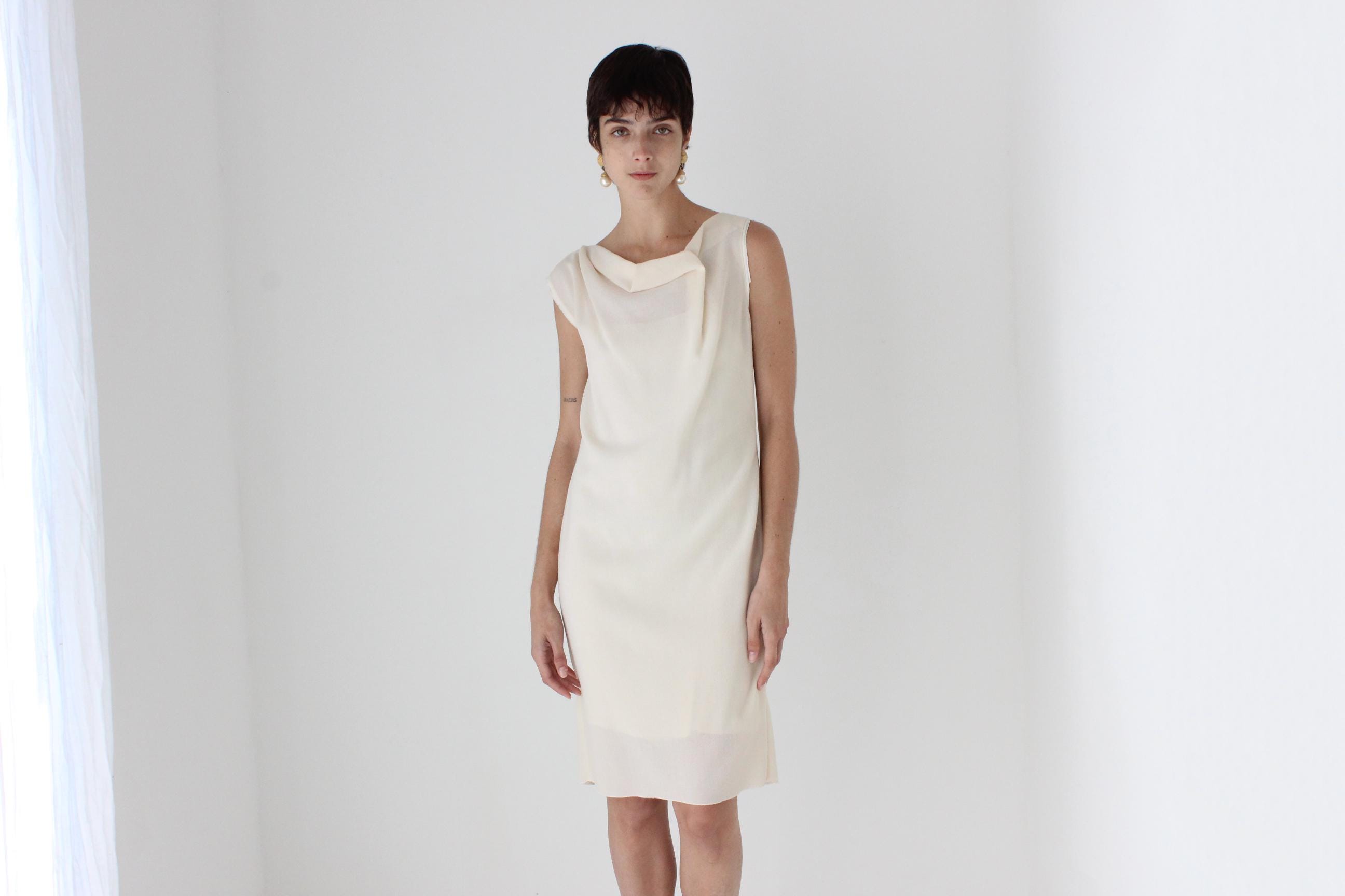 2000s ROKSANDA Wool & Silk Origami Shift