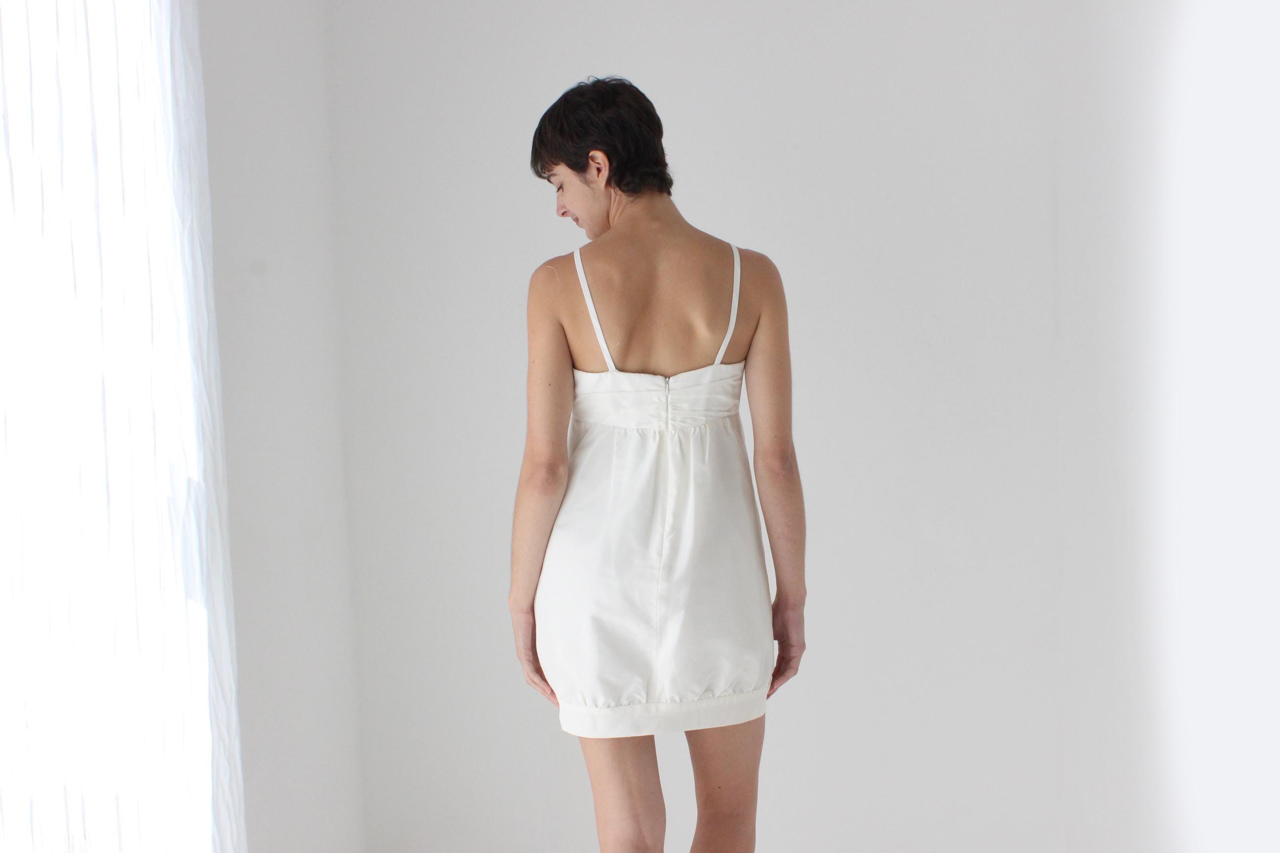 2000s AMSALE Puff Taffeta Bubble Mini