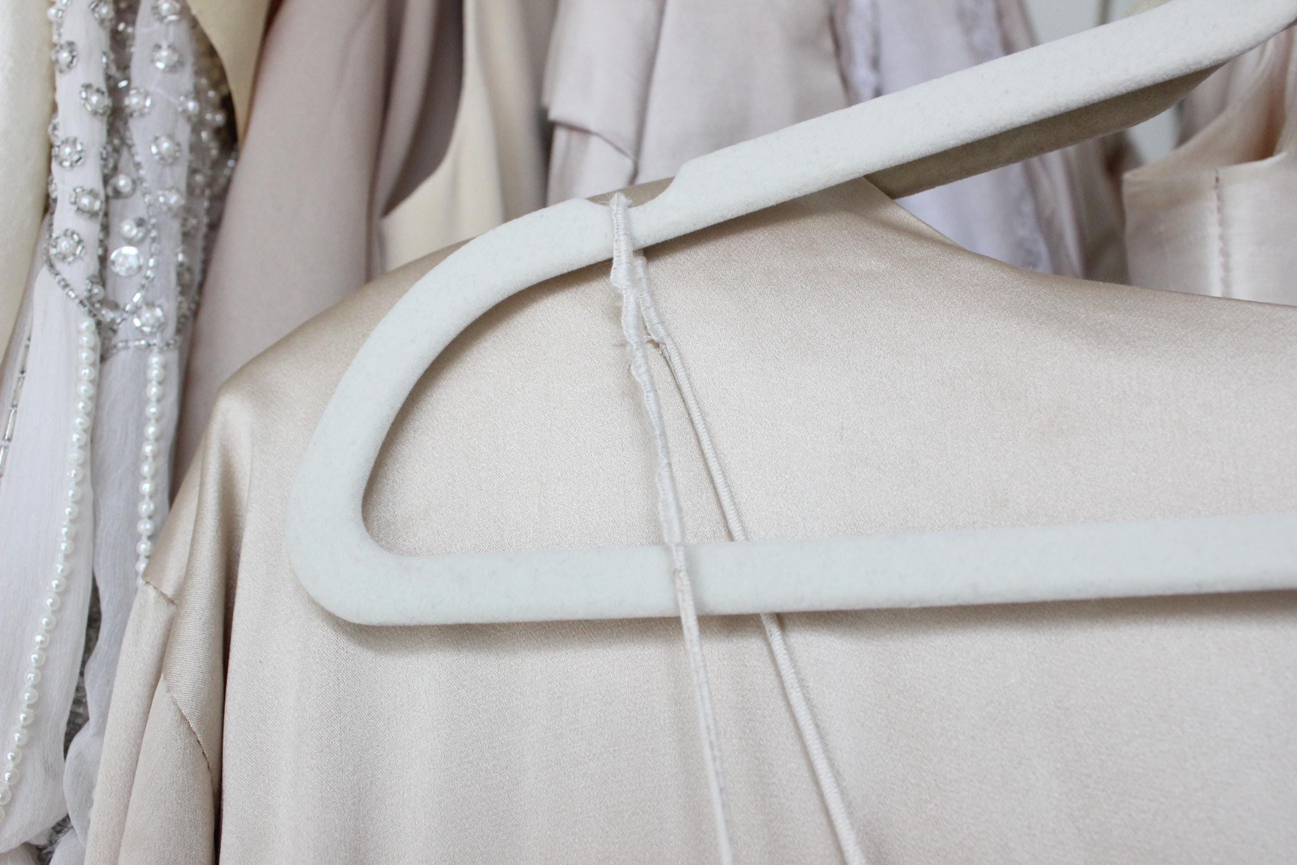 80s Donna Karan Pearlescent Silk Mini