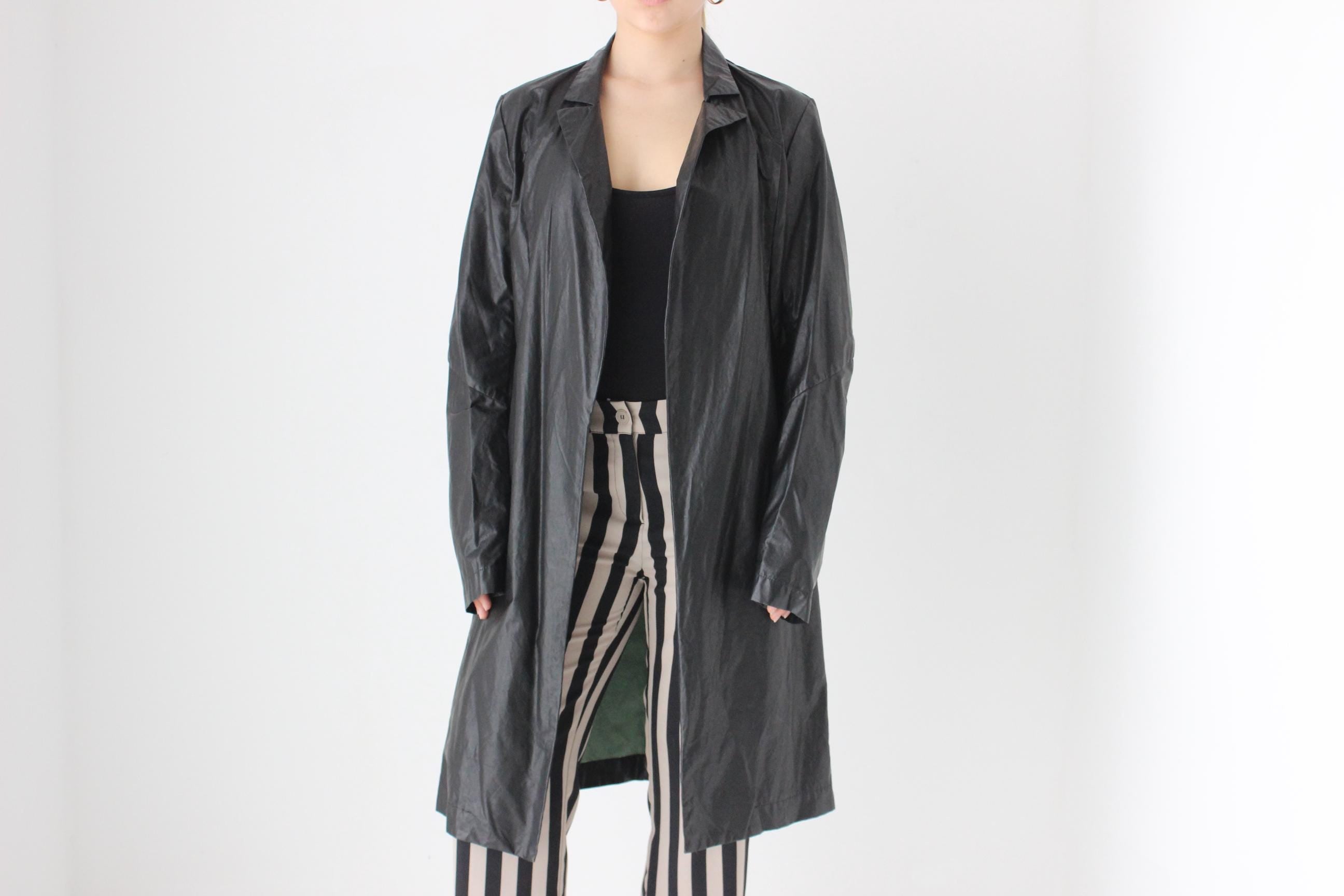 90s Nylon Water Resistant Trench Coat