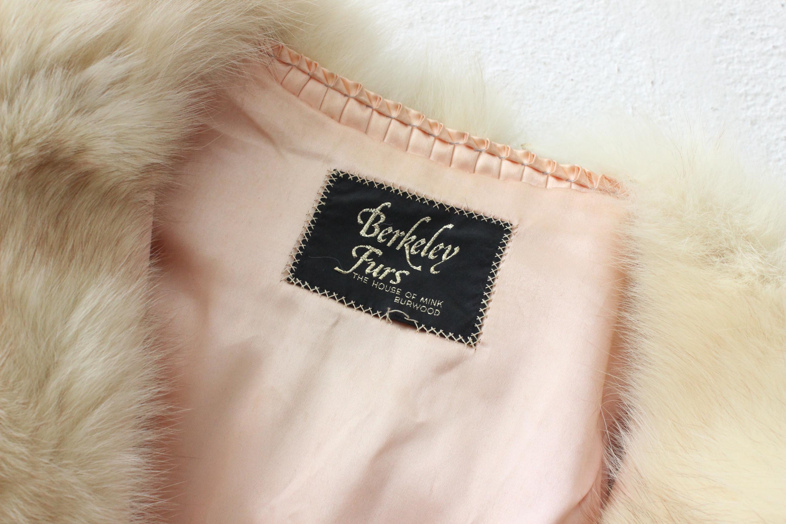 70s Arctic Fox Genuine Fur Pelt Coat