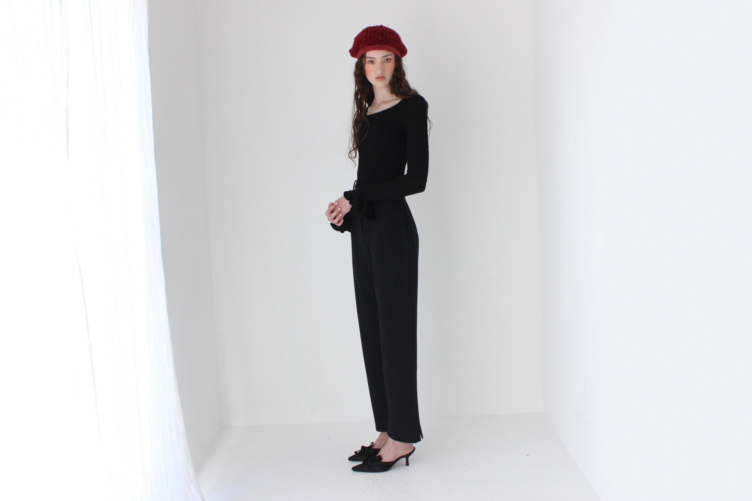FRENCH COLLECTION 80s Sonia Rykiel Wool Trousers