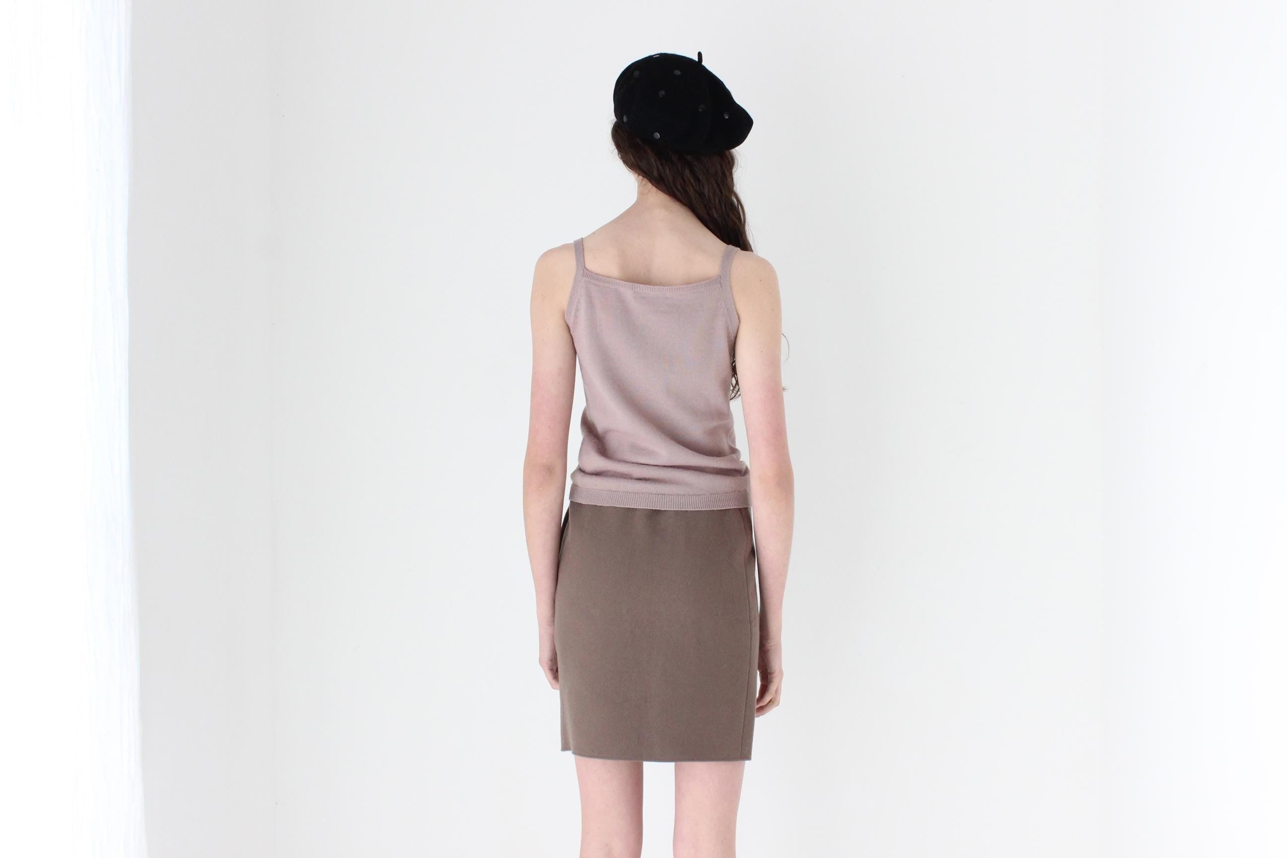 FRENCH COLLECTION Y2K Knit Tank w/ Bow