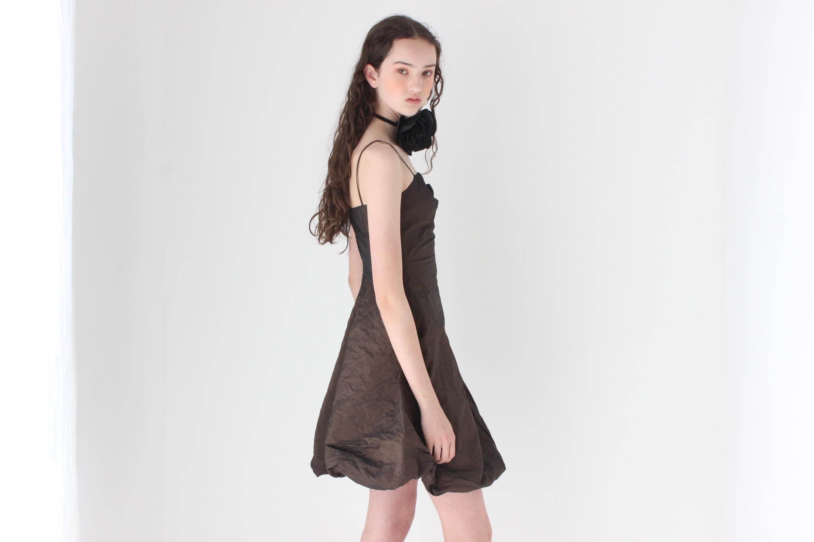 FRENCH COLLECTION Y2K Chocolate Metallic Bubble Mini