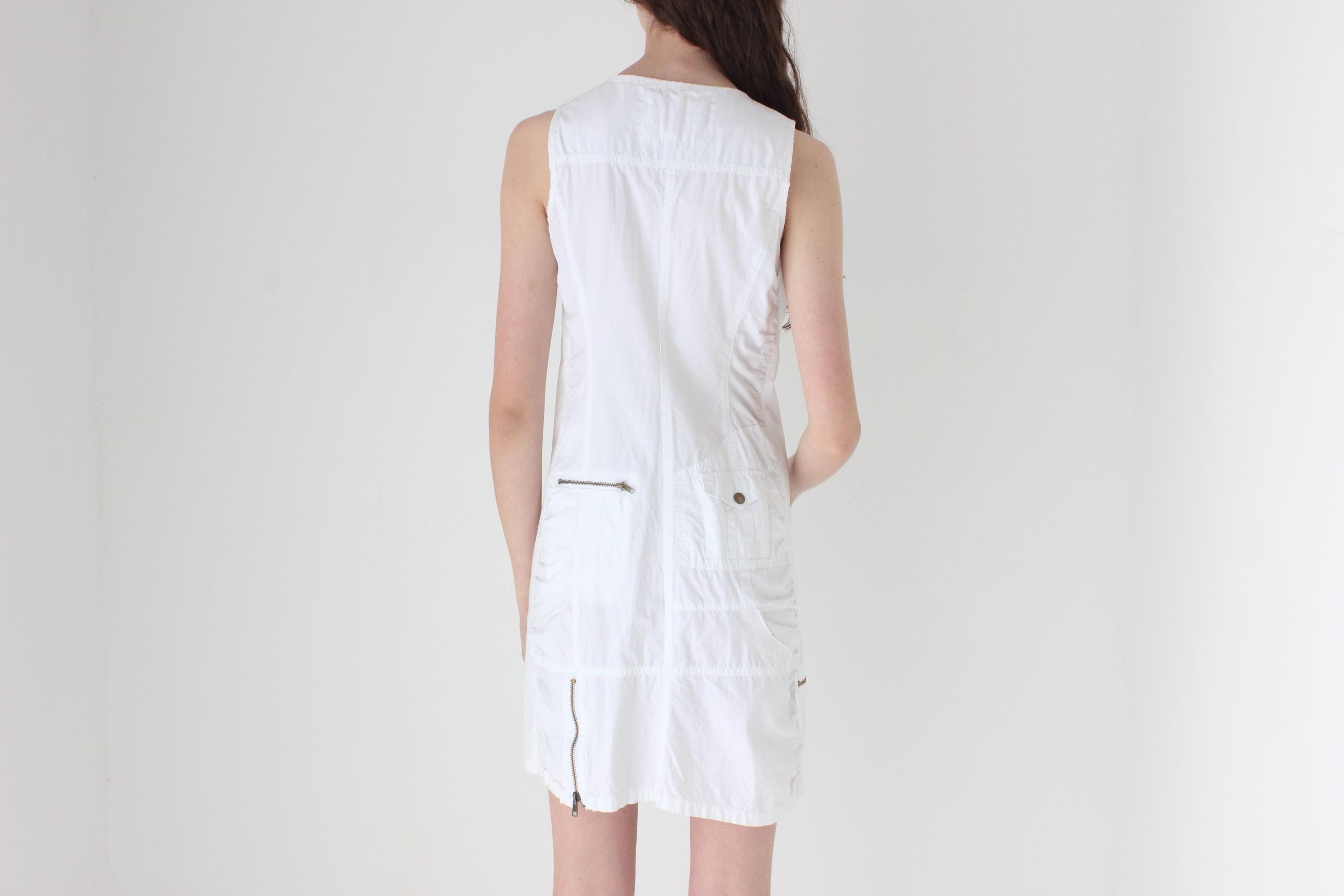 FRENCH COLLECTION Y2K Cotton Cargo Dress