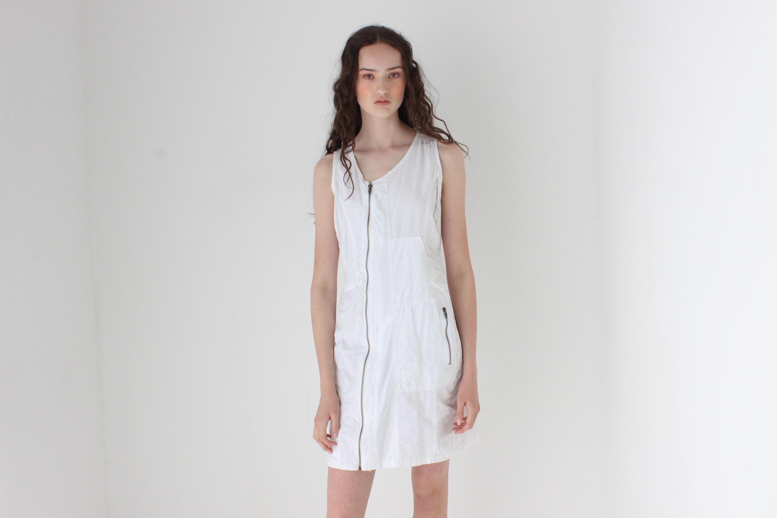 FRENCH COLLECTION Y2K Cotton Cargo Dress