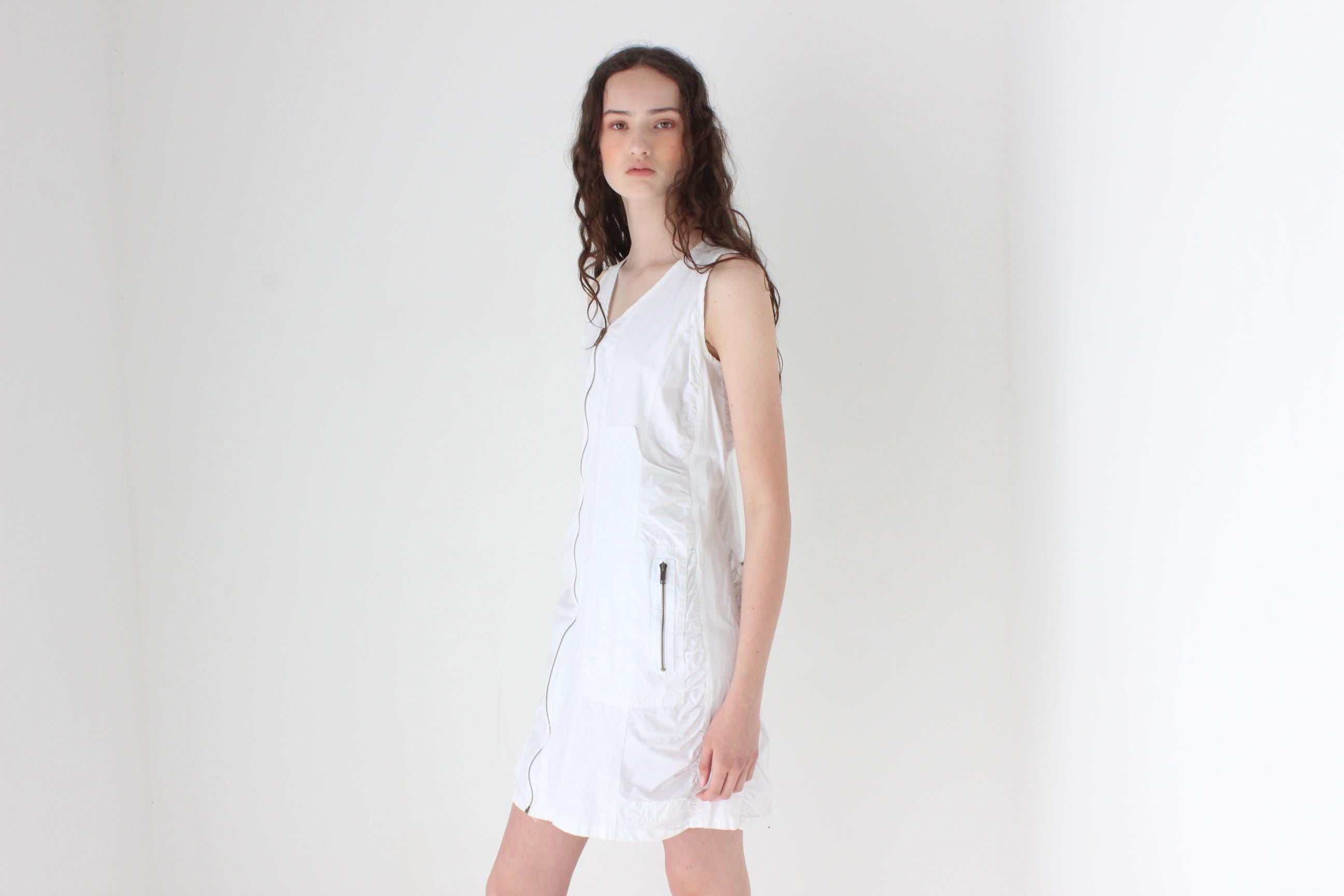 FRENCH COLLECTION Y2K Cotton Cargo Dress
