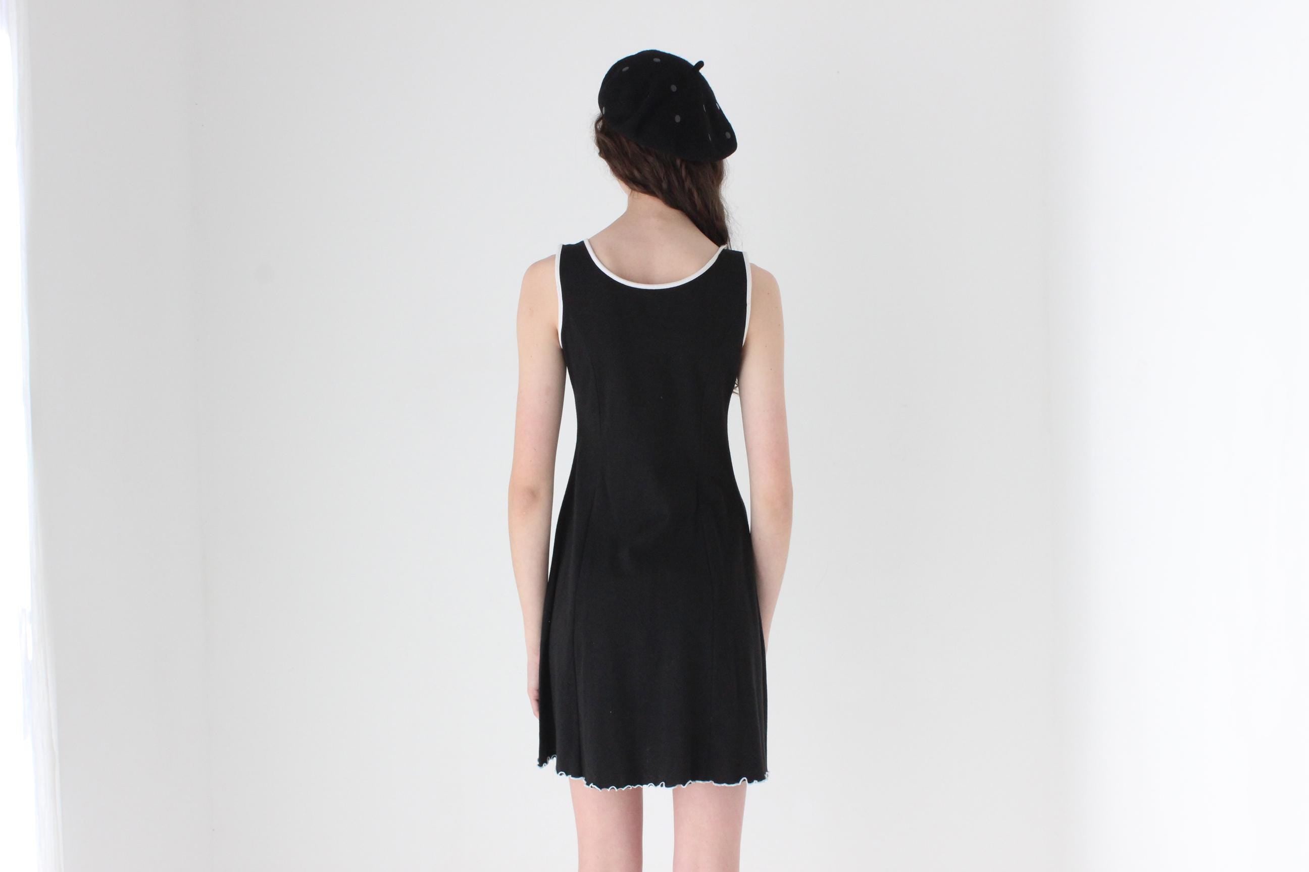 FRENCH COLLECTION 90s Bootleg 'Chanel' Tennis Dress