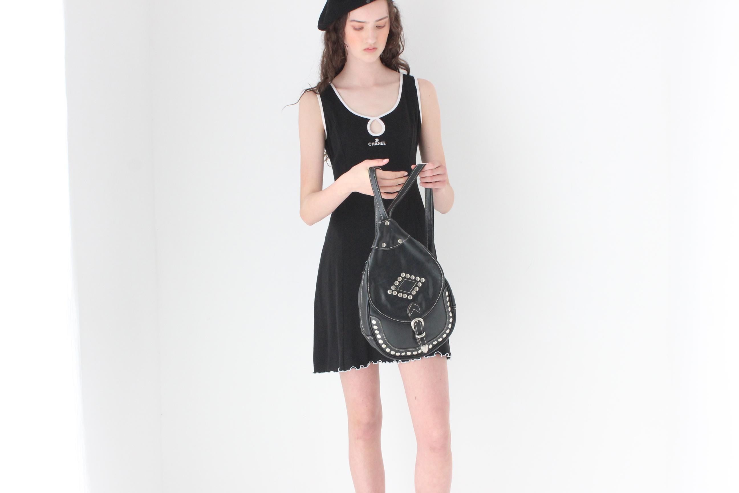 FRENCH COLLECTION 90s Studded Backpack