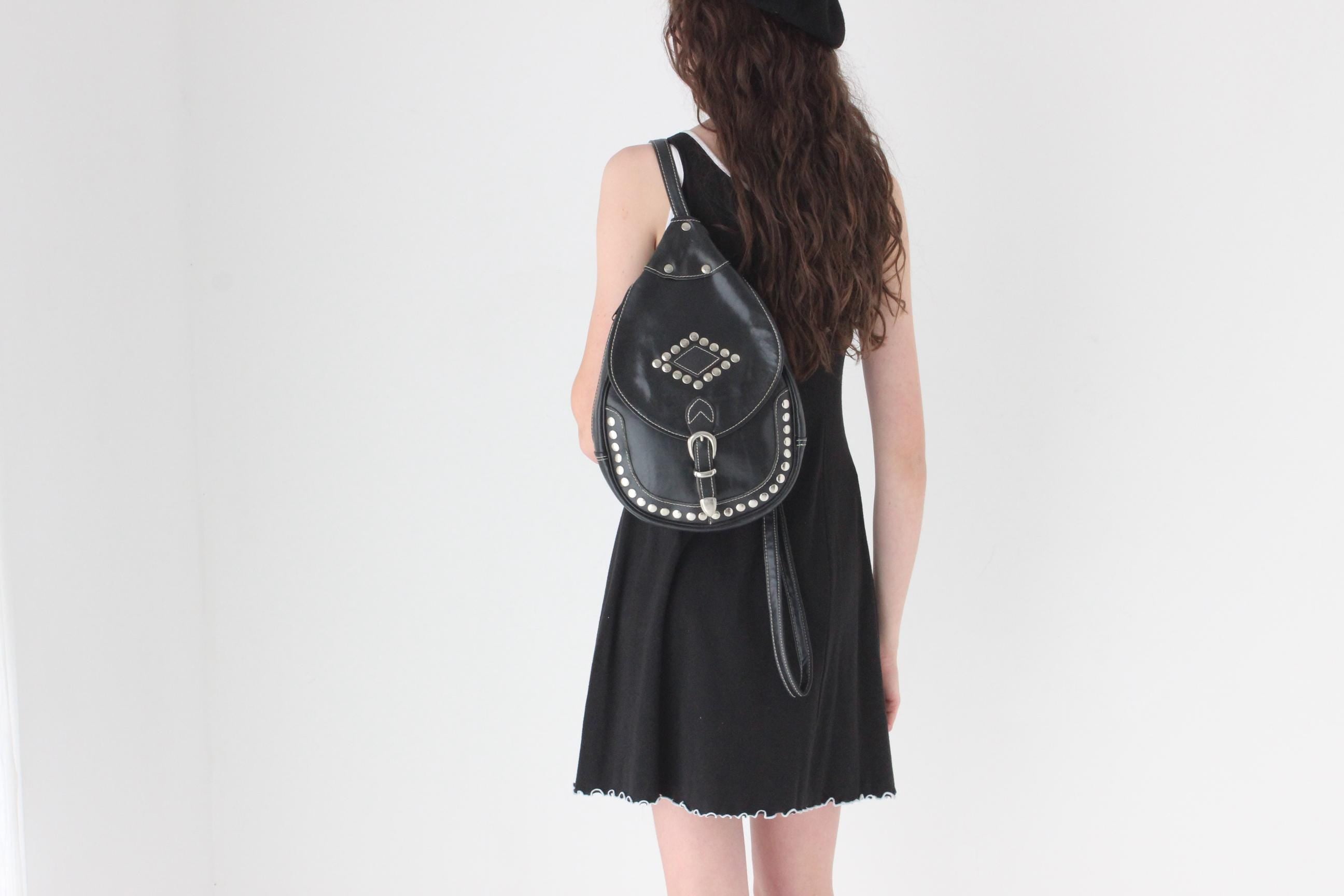 FRENCH COLLECTION 90s Studded Backpack