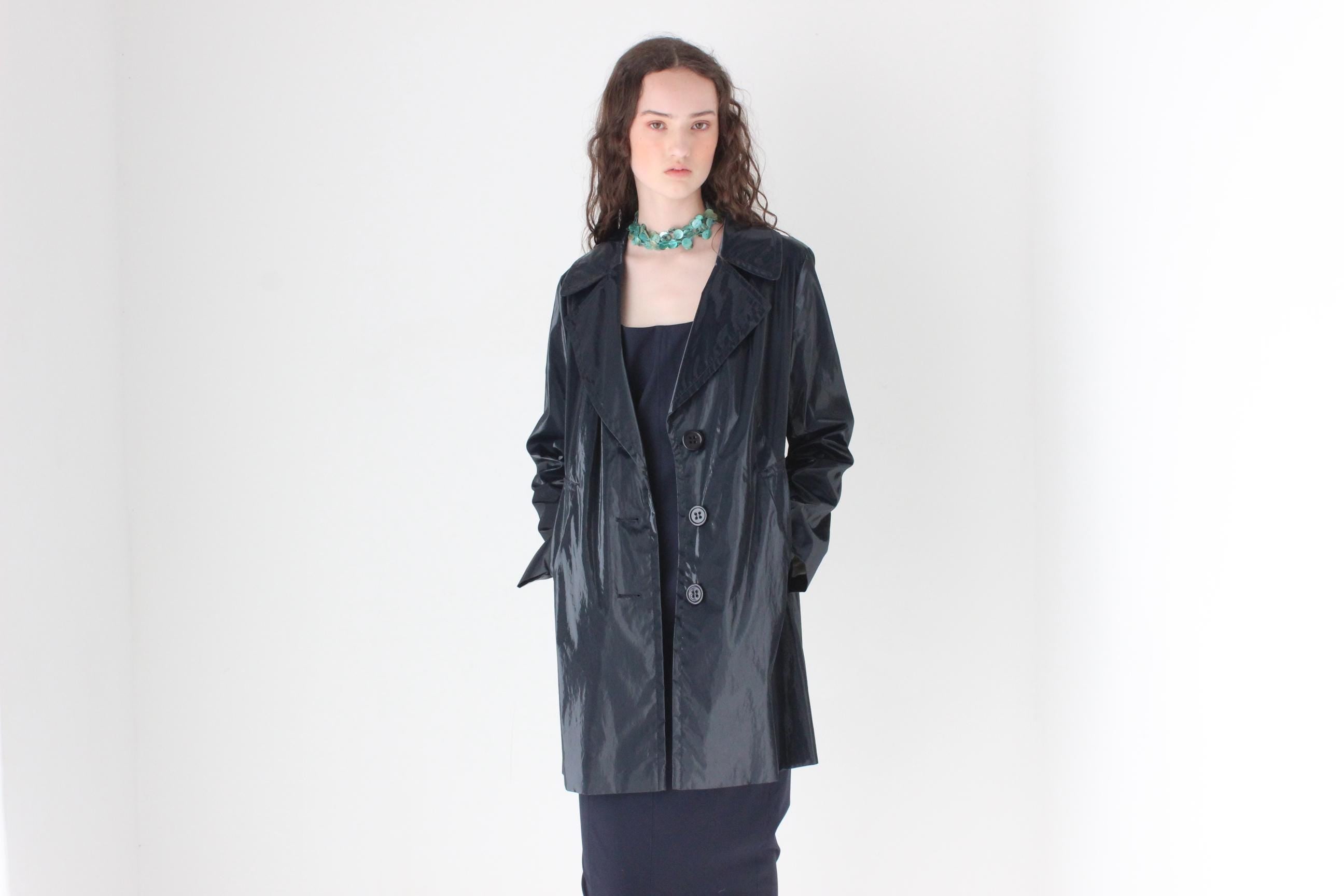 FRENCH COLLECTION 2000s Sonia Bogner Vinyl Coat