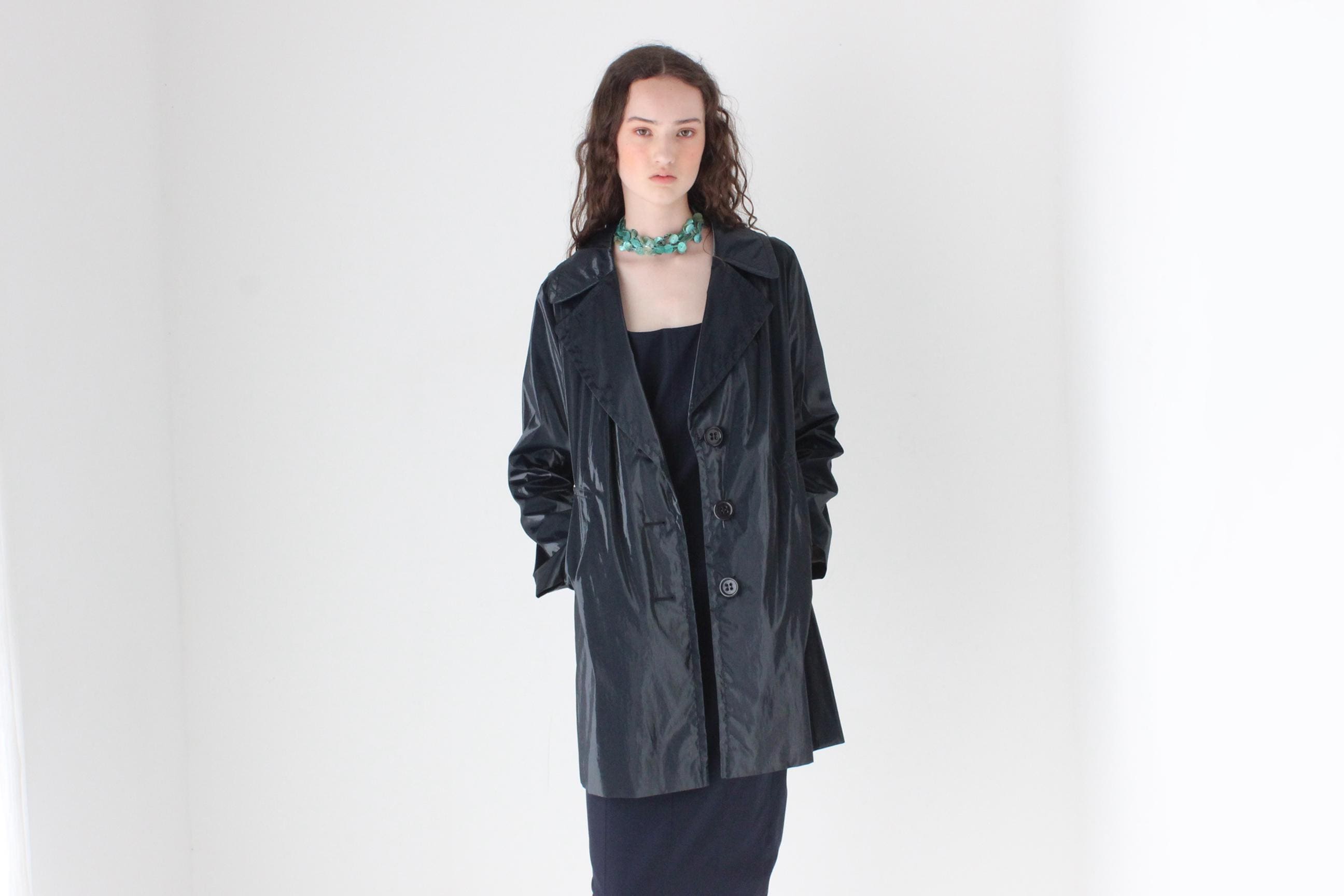 FRENCH COLLECTION 2000s Sonia Bogner Vinyl Coat
