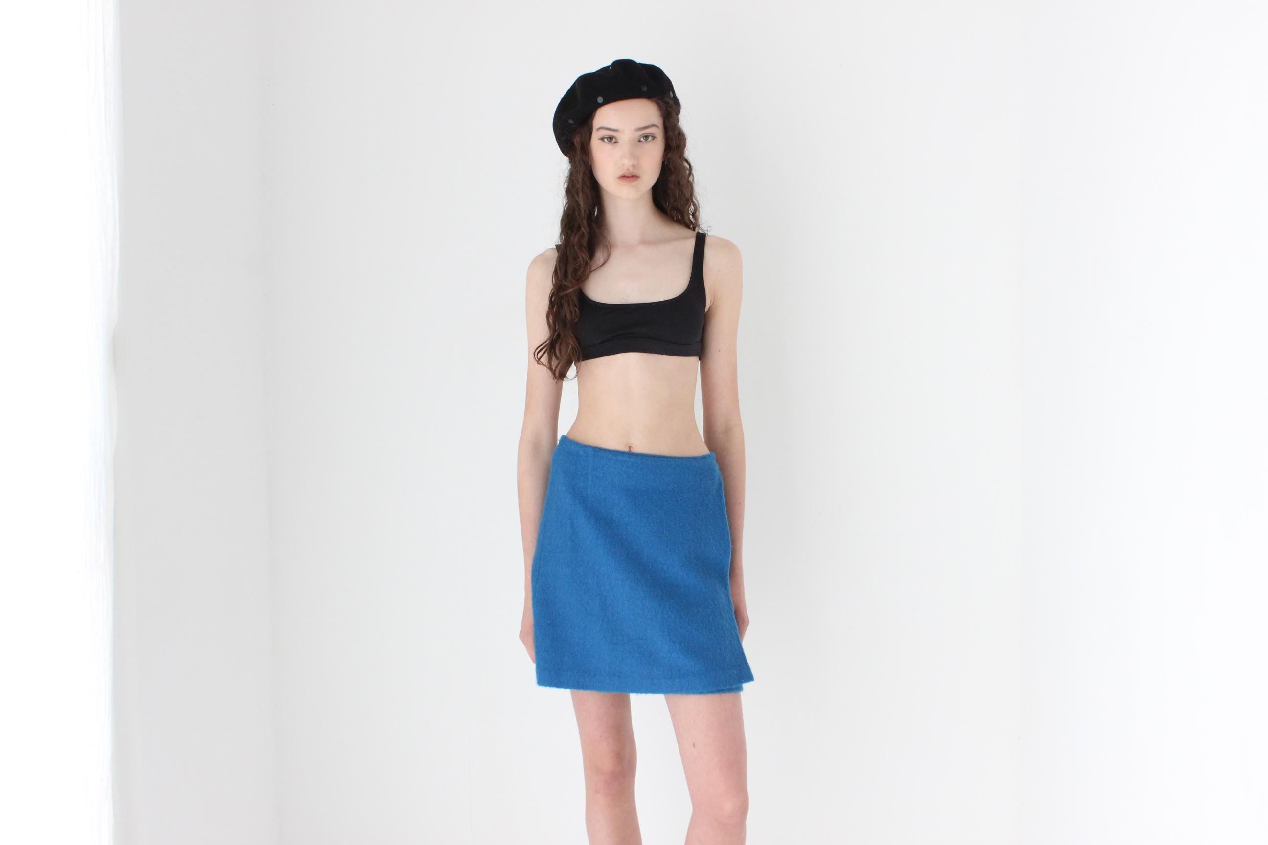 FRENCH COLLECTION 90s Kenzo Jungle Mohair Mini Skirt