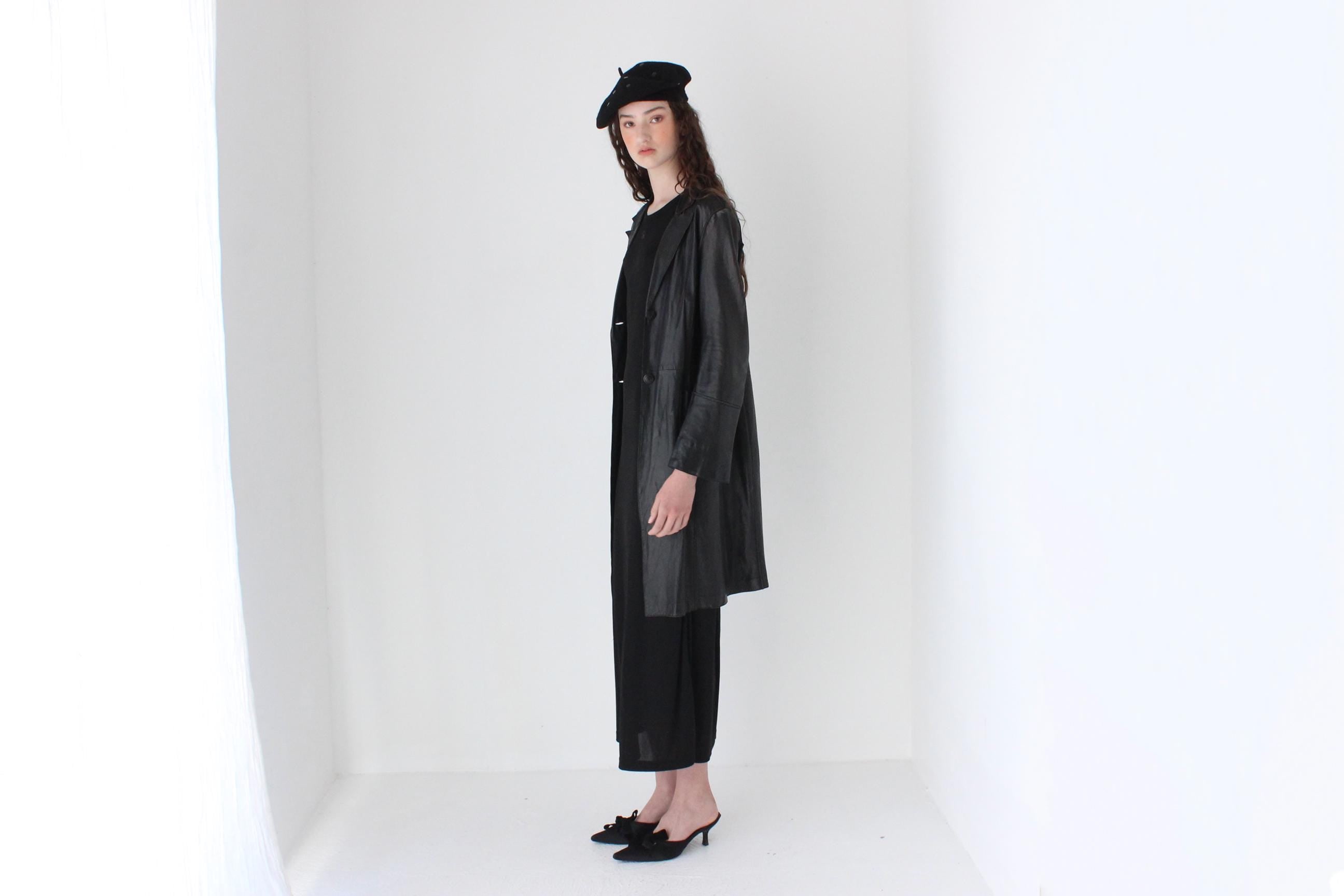 FRENCH COLLECTION 90s Softest Lambskin Leather Coat by Sylvie Schimmel