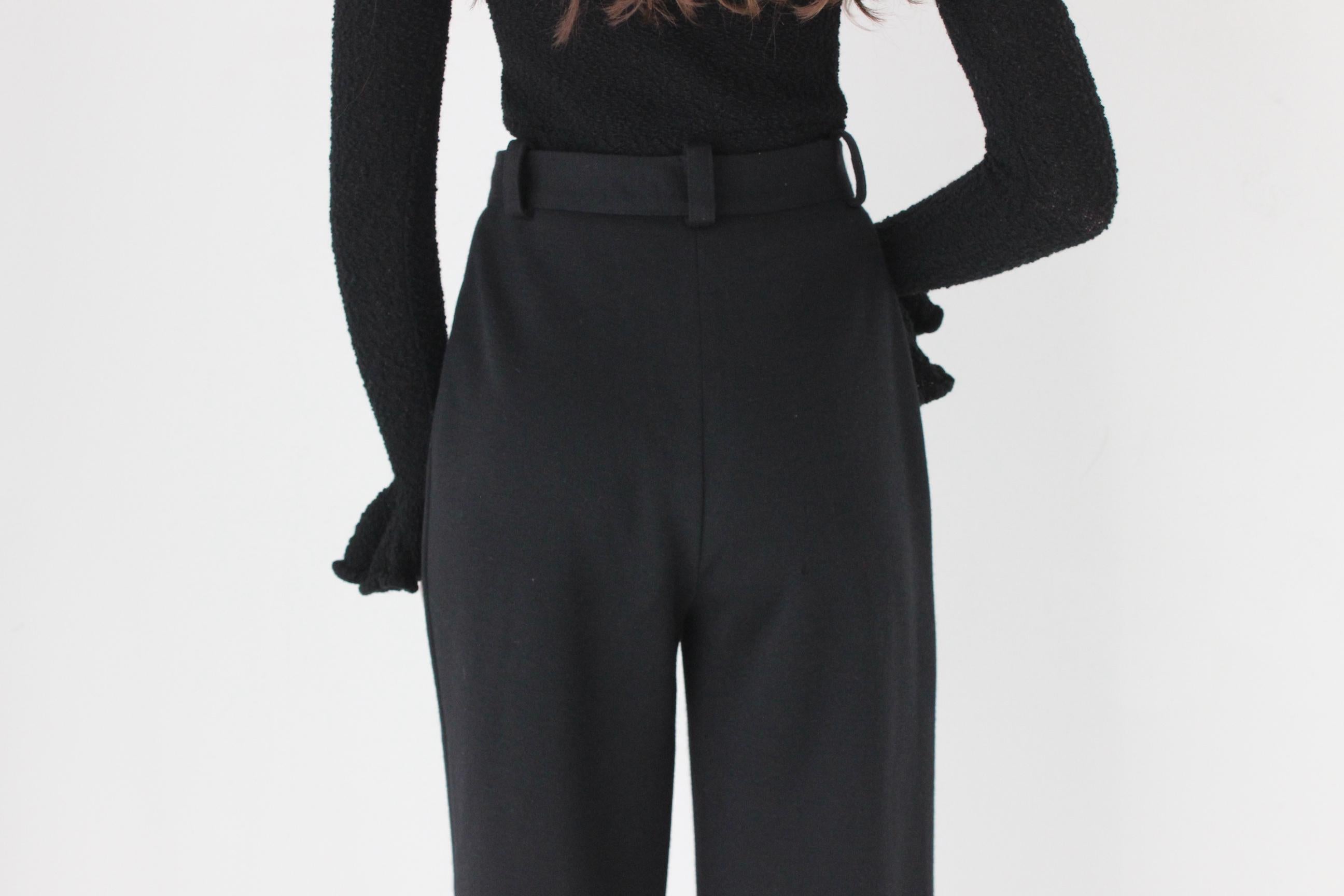 FRENCH COLLECTION 80s Sonia Rykiel Wool Trousers