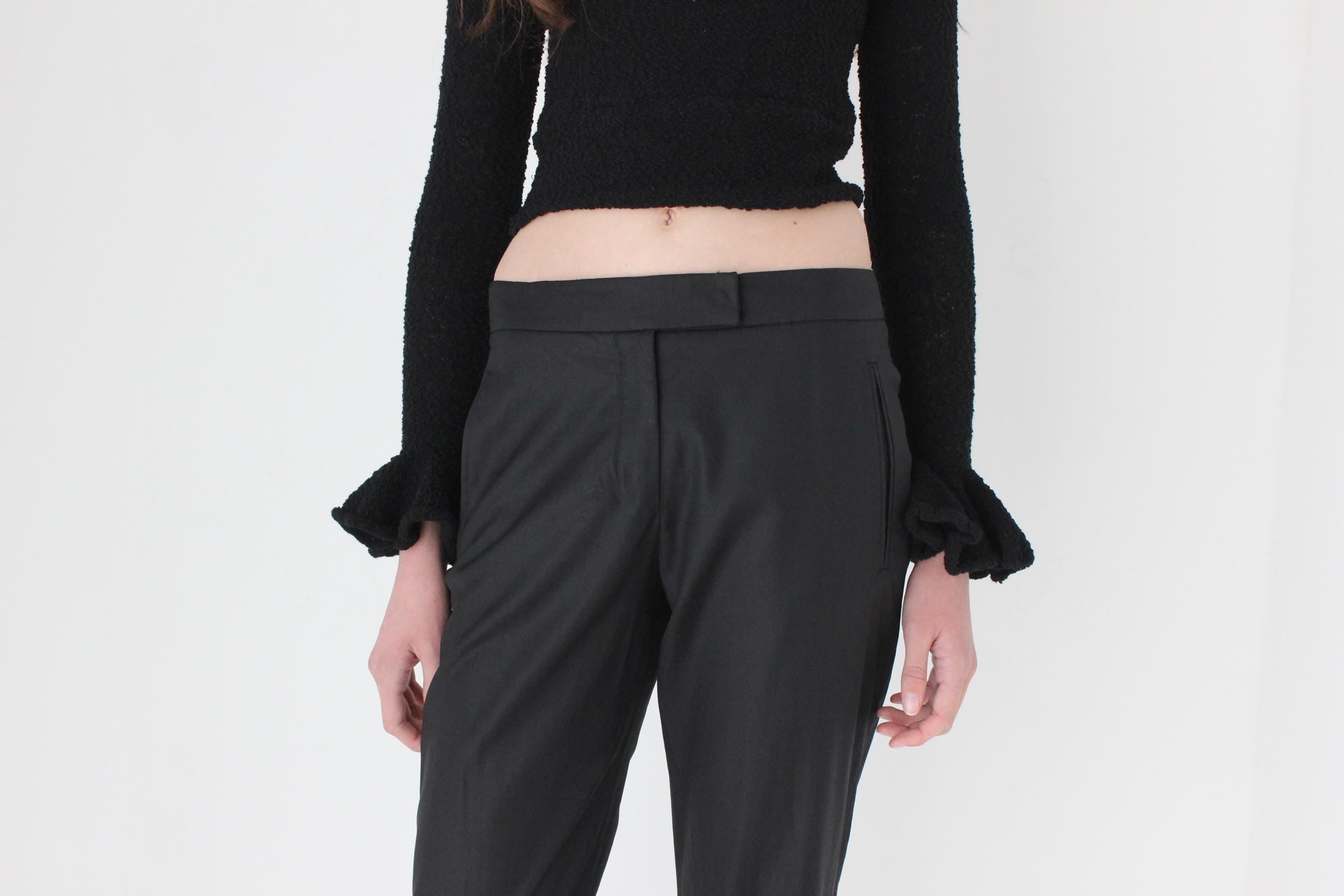 FRENCH COLLECTION 2000s YSL Rive Gauche Wool Trousers