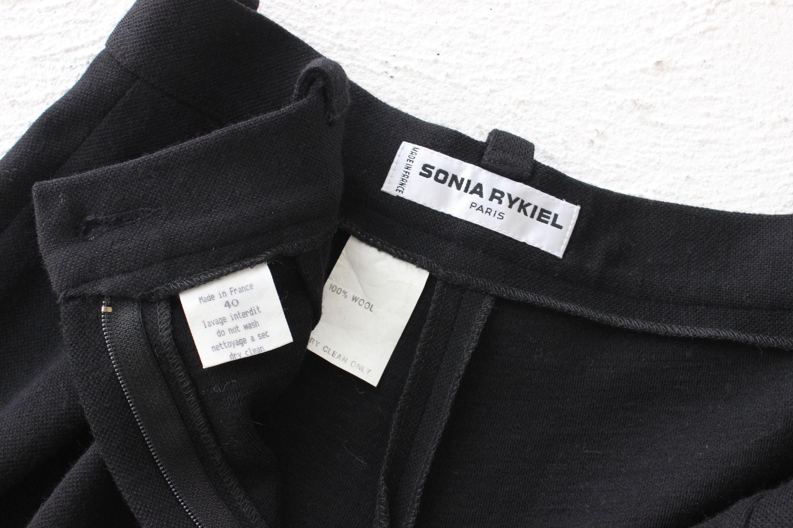 FRENCH COLLECTION 80s Sonia Rykiel Wool Trousers
