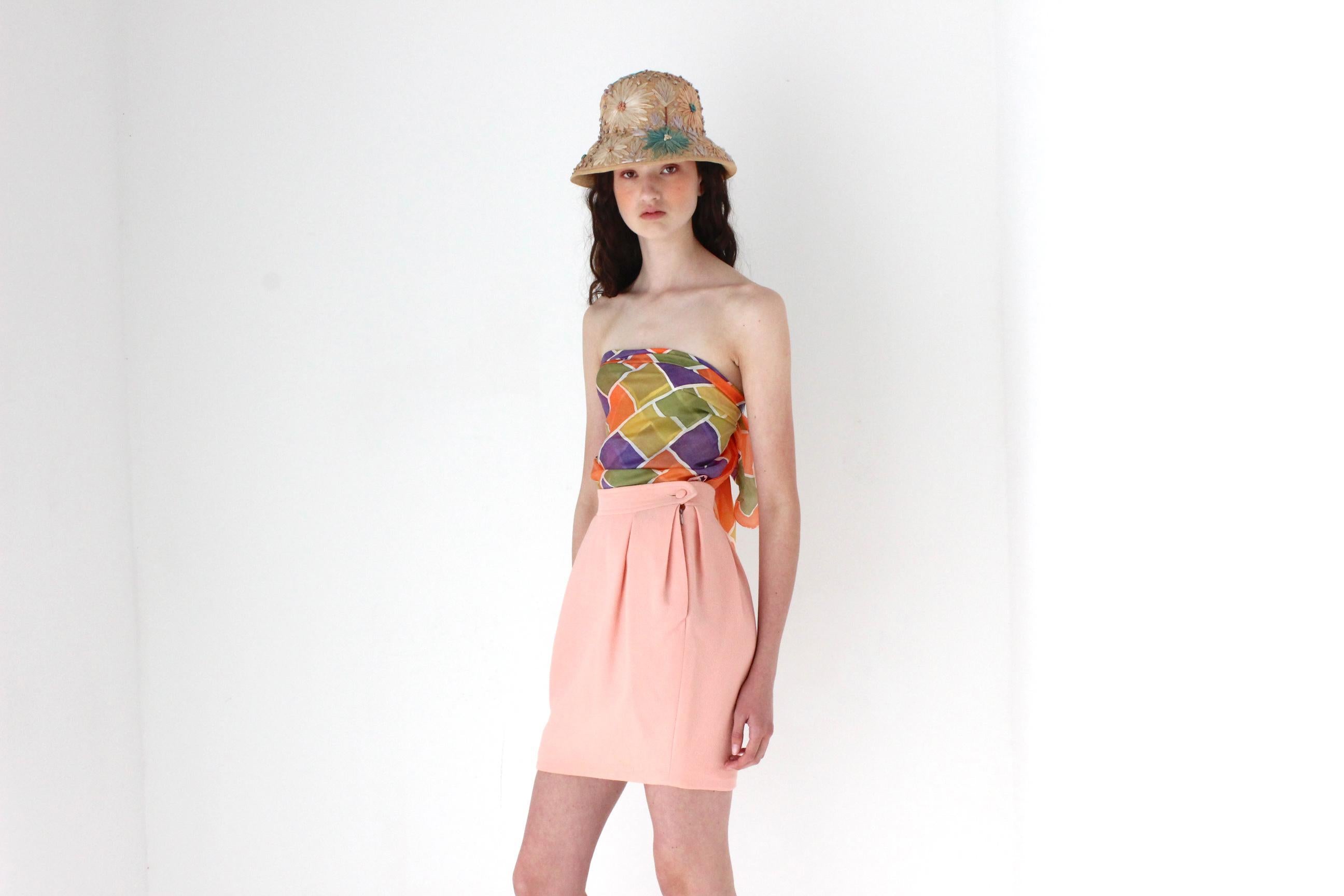 FRENCH COLLECTION 80s Christian Lacroix Mini Skirt