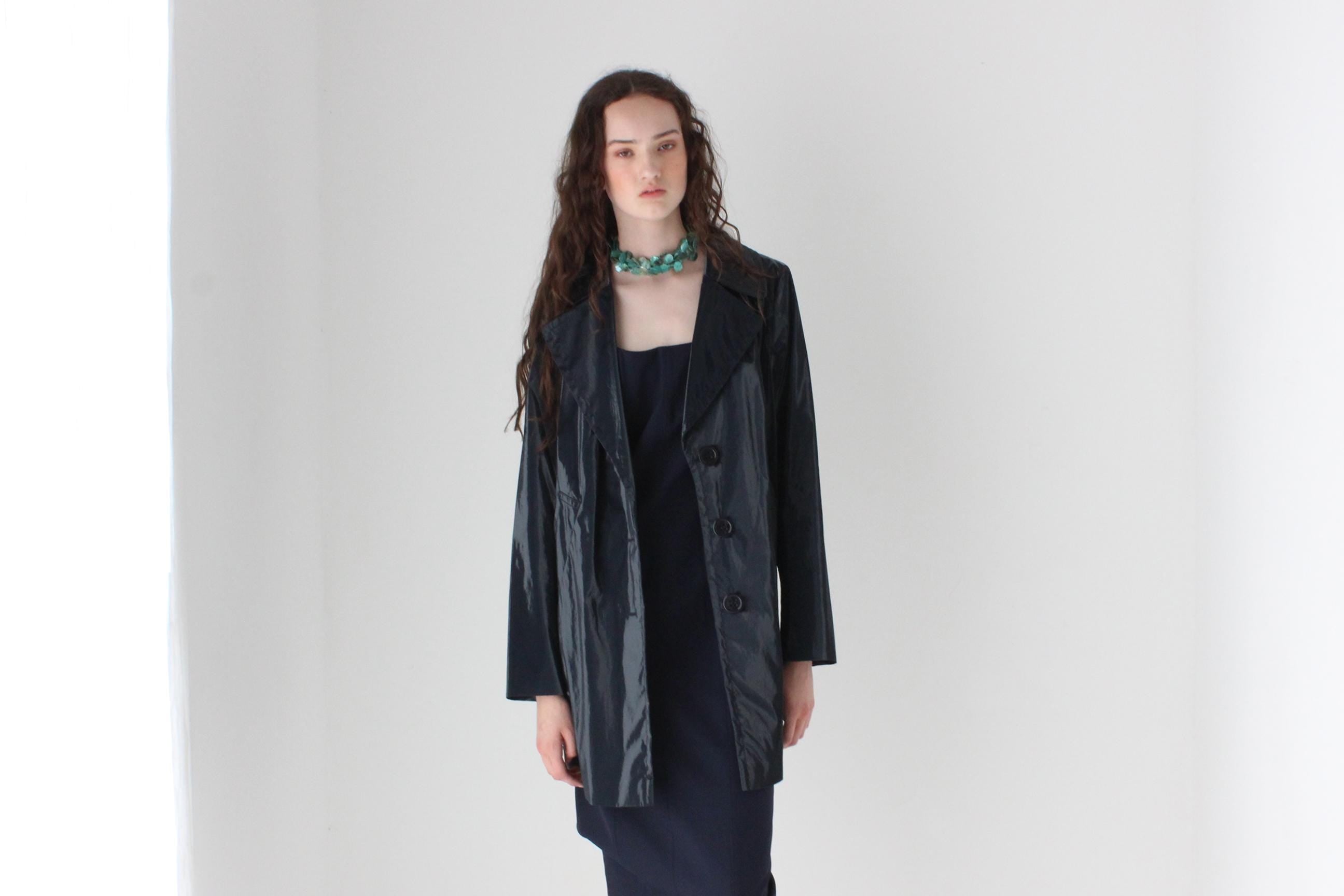 FRENCH COLLECTION 2000s Sonia Bogner Vinyl Coat