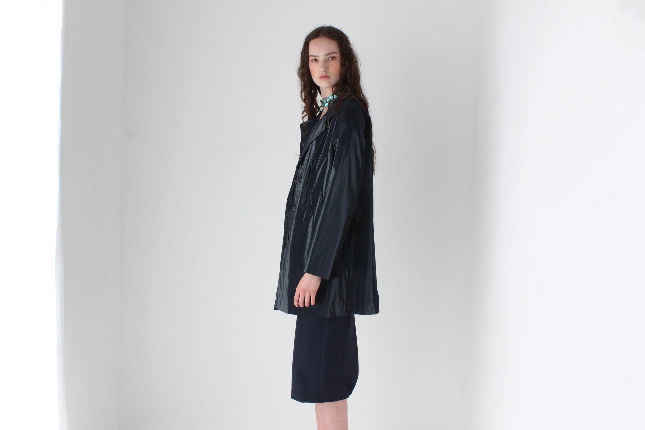 FRENCH COLLECTION 2000s Sonia Bogner Vinyl Coat
