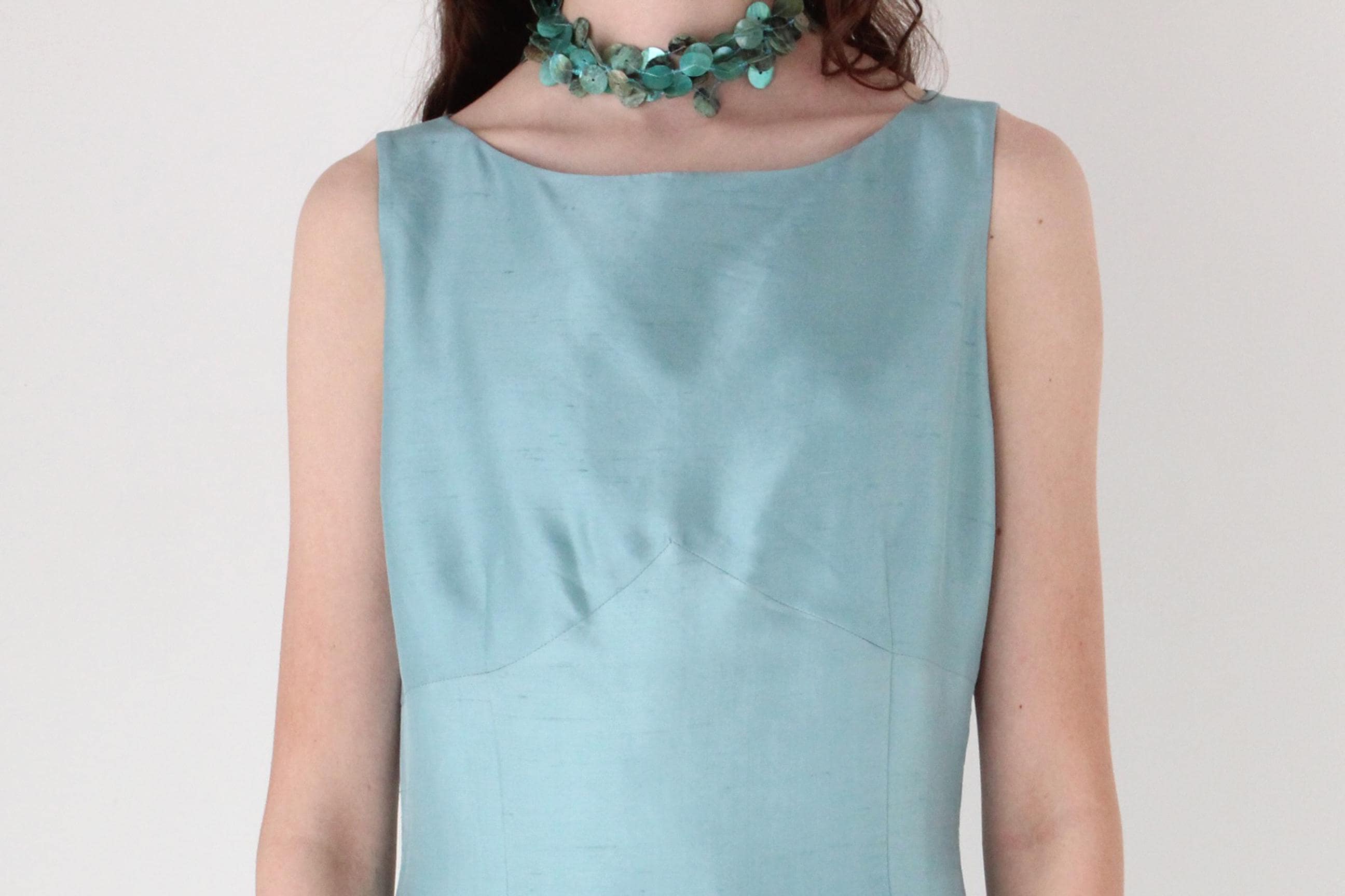 FRENCH COLLECTION 90s Mother of Pearl Shell Disc Choker