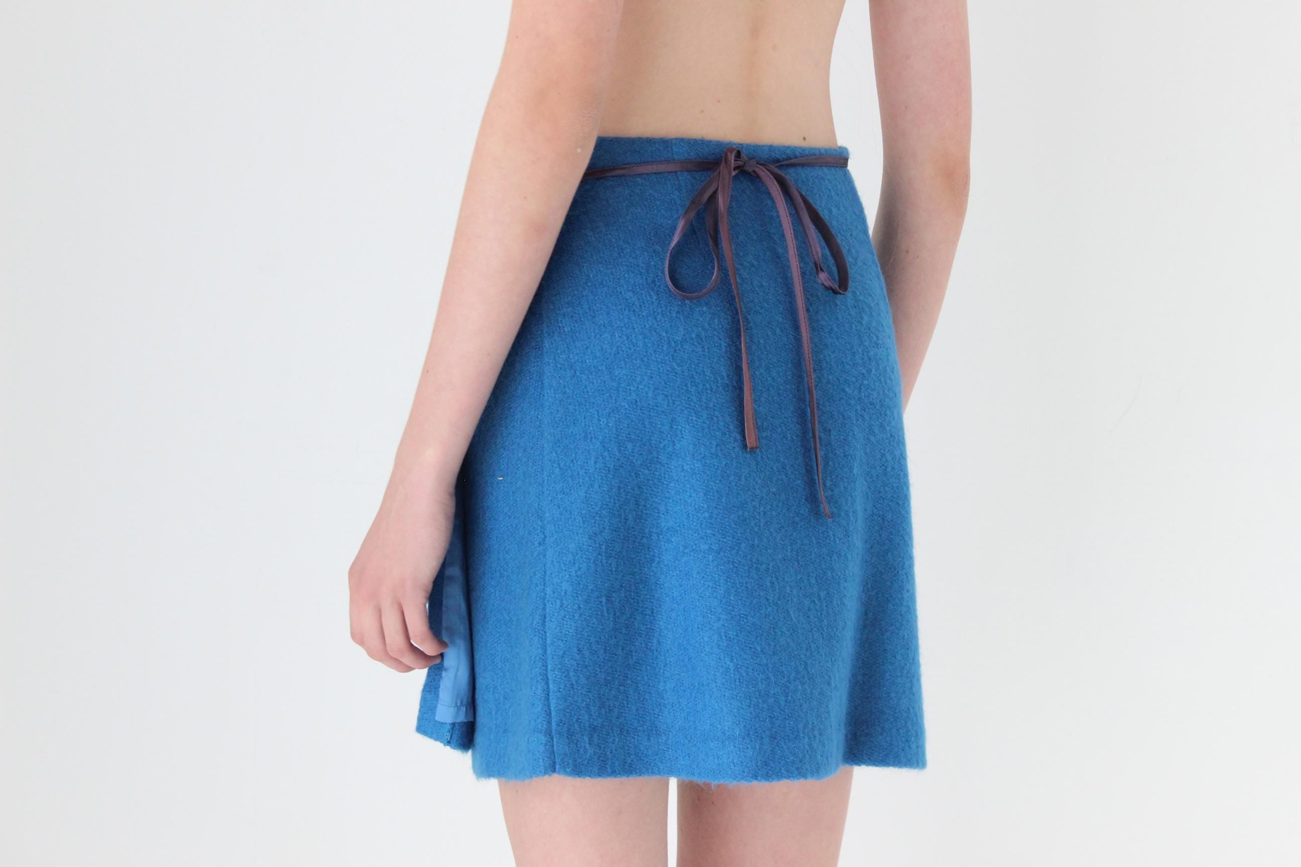 FRENCH COLLECTION 90s Kenzo Jungle Mohair Mini Skirt