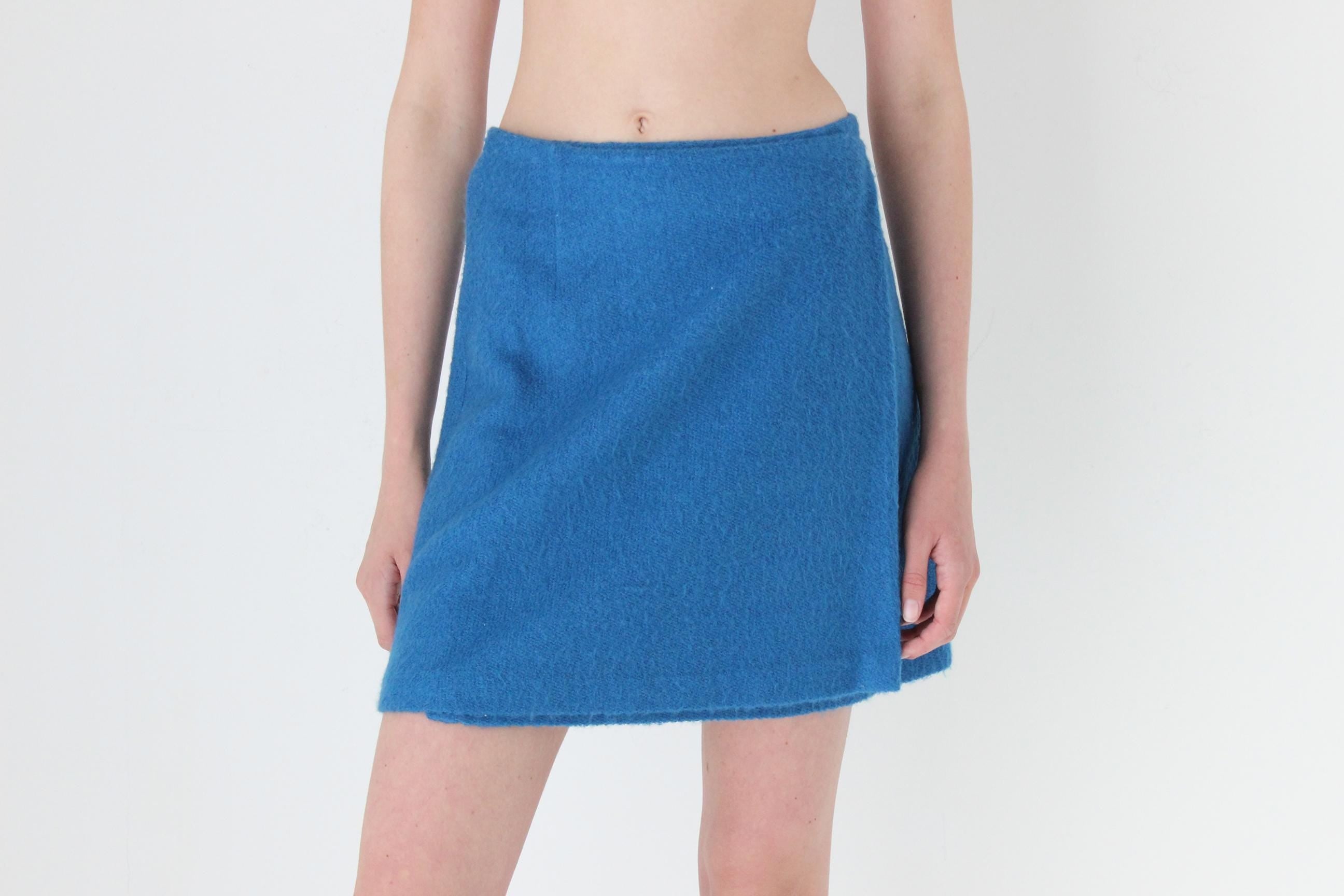 FRENCH COLLECTION 90s Kenzo Jungle Mohair Mini Skirt
