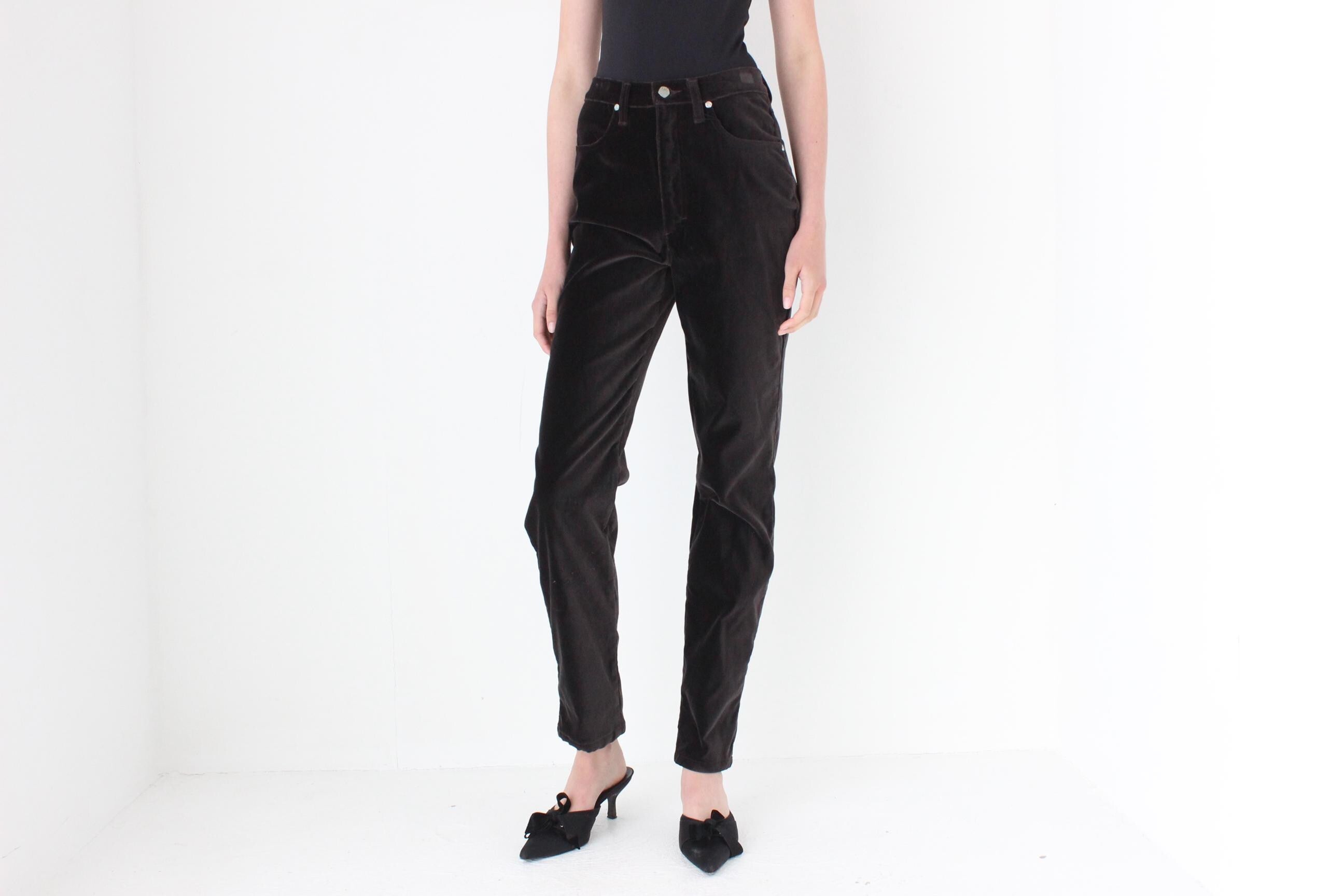 FRENCH COLLECTION 90s Christian Lacroix Velvet Jeans