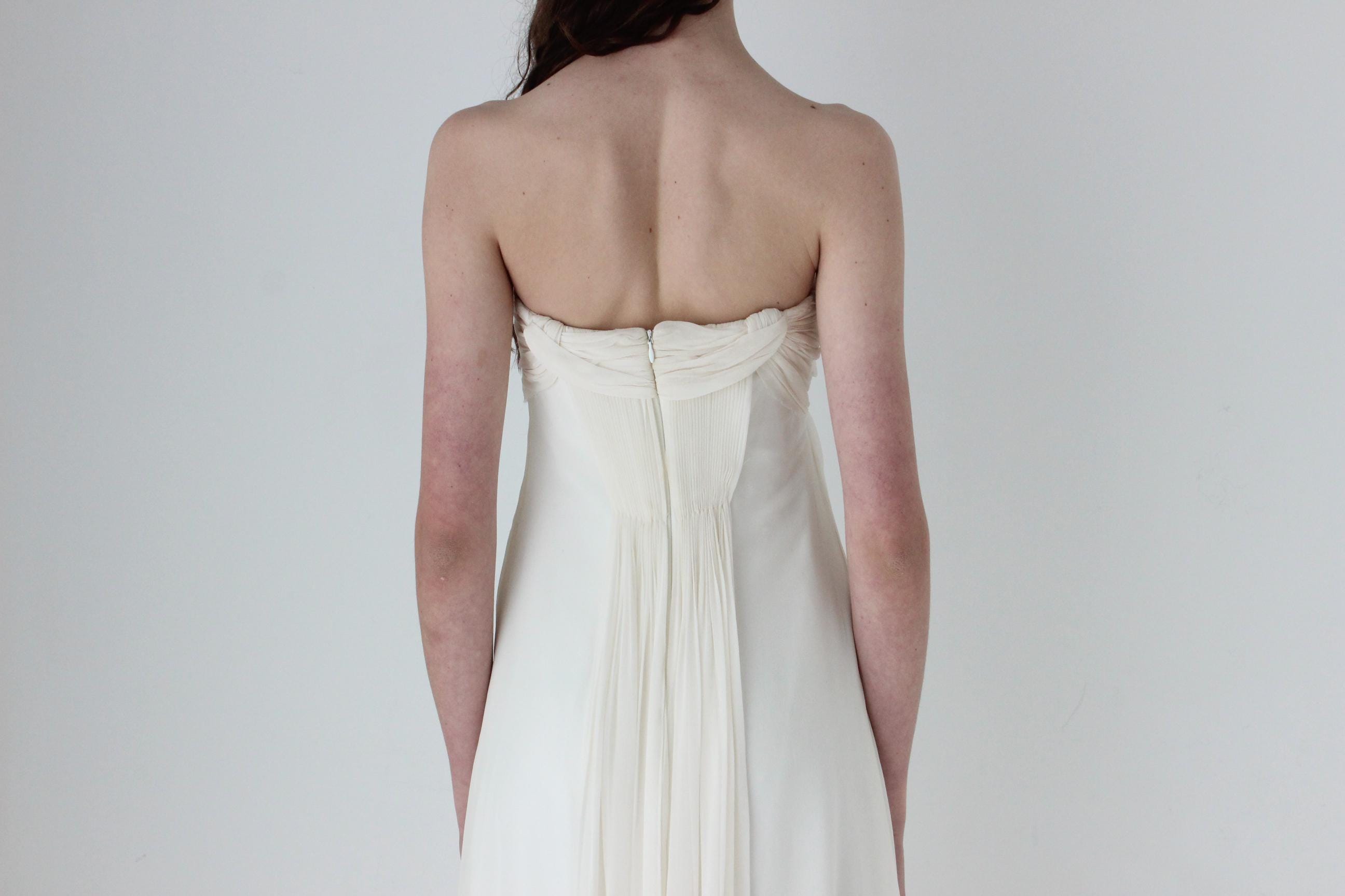 2000s Lisa Ho Whimsical Silk Georgette Gown