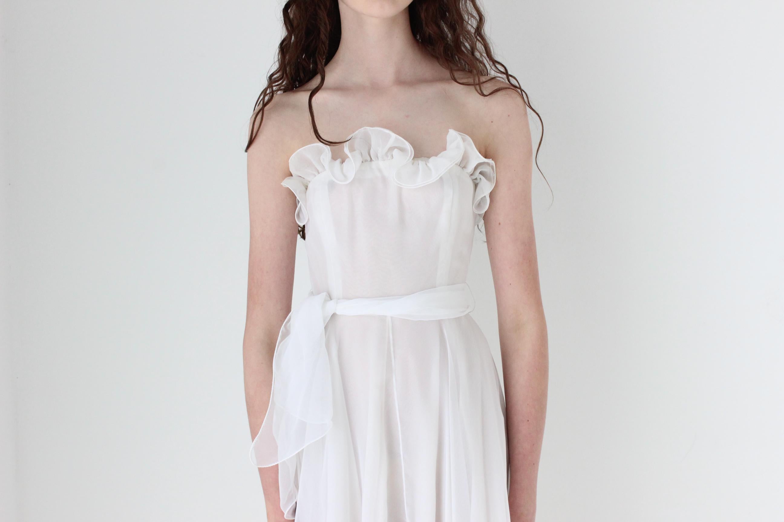 Historic 80s Merivale Hemmes Ruffle Dress & Bolero Set