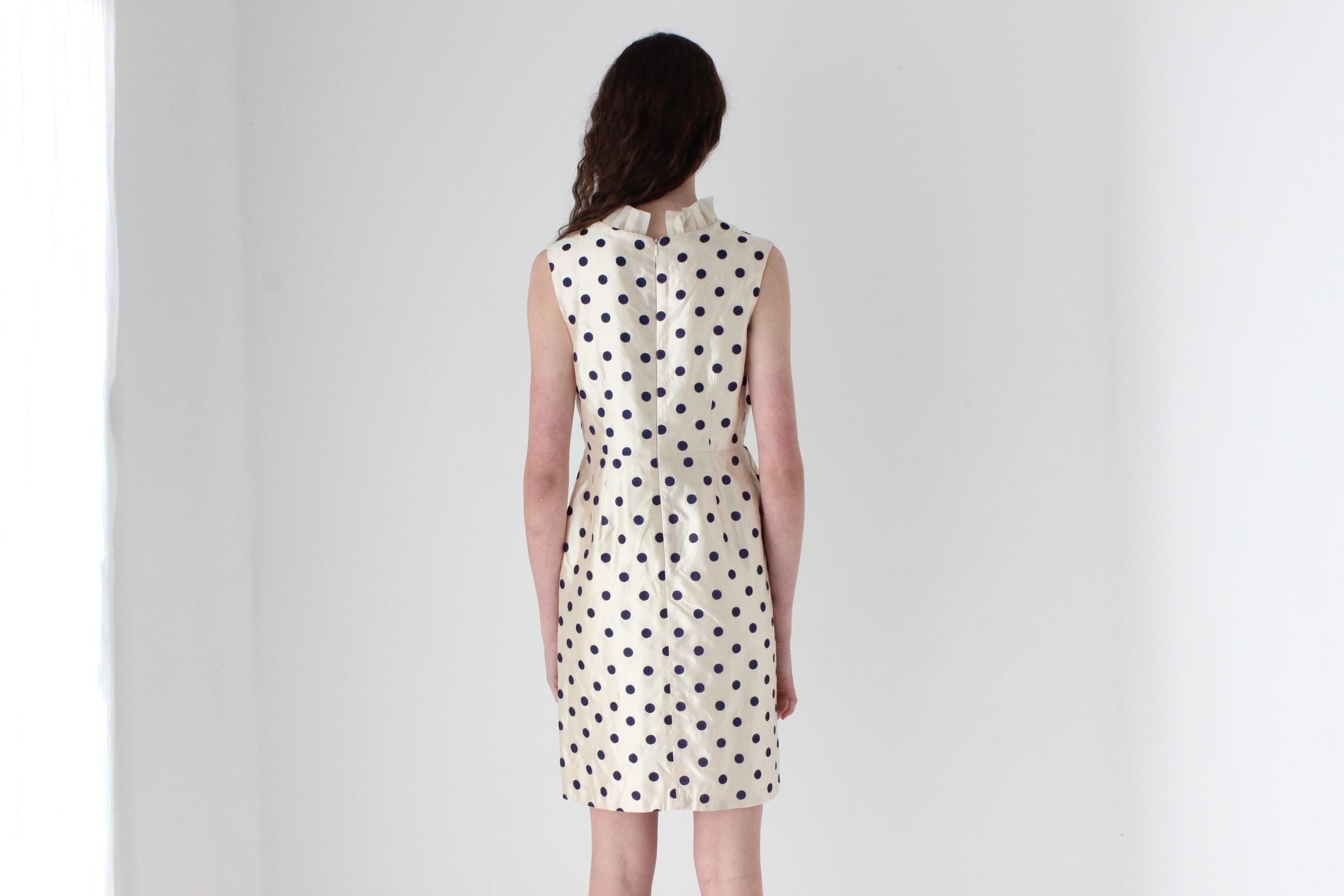 2000s Alannah Hill Pure Silk Polka Dot Mini