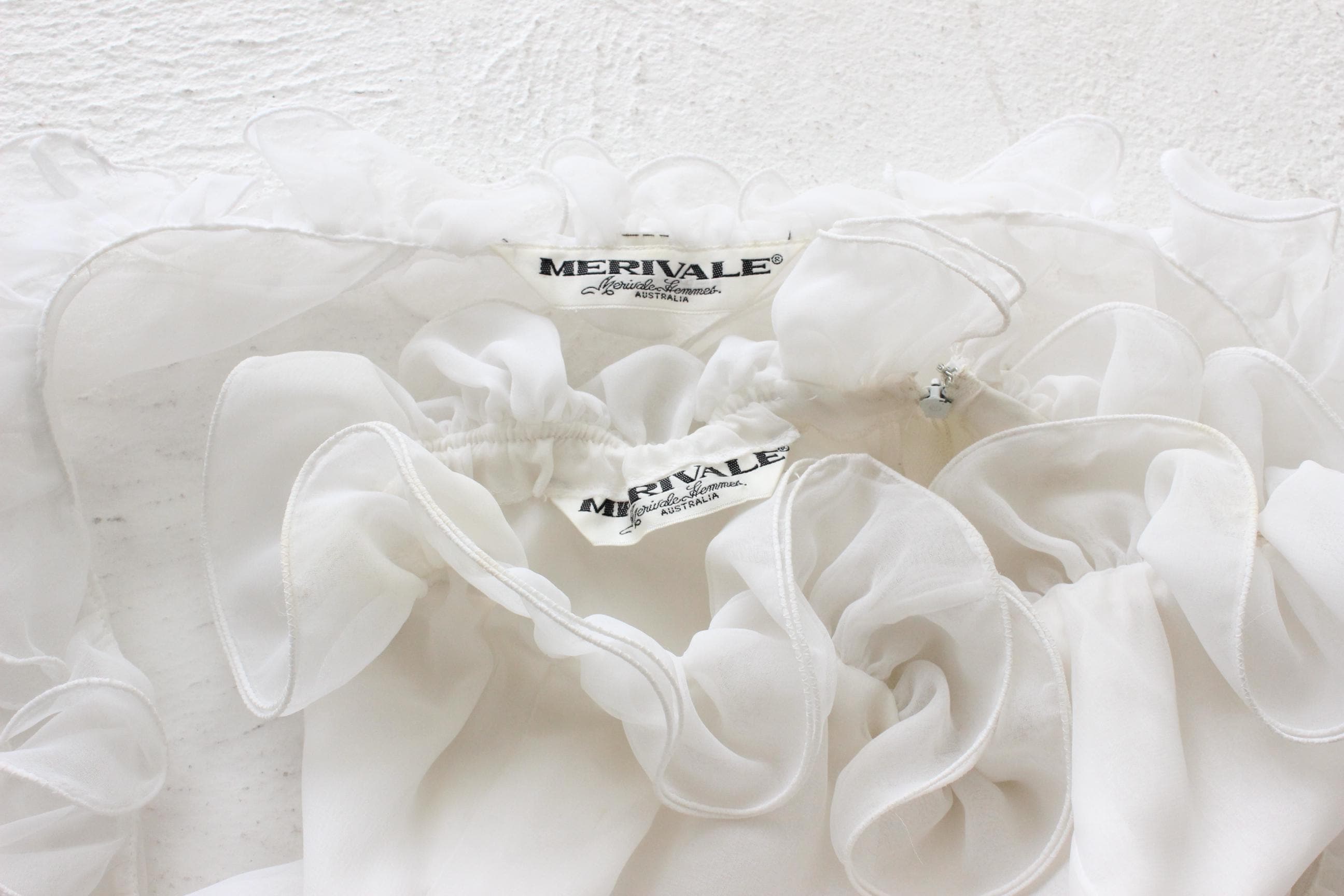 Historic 80s Merivale Hemmes Ruffle Dress & Bolero Set