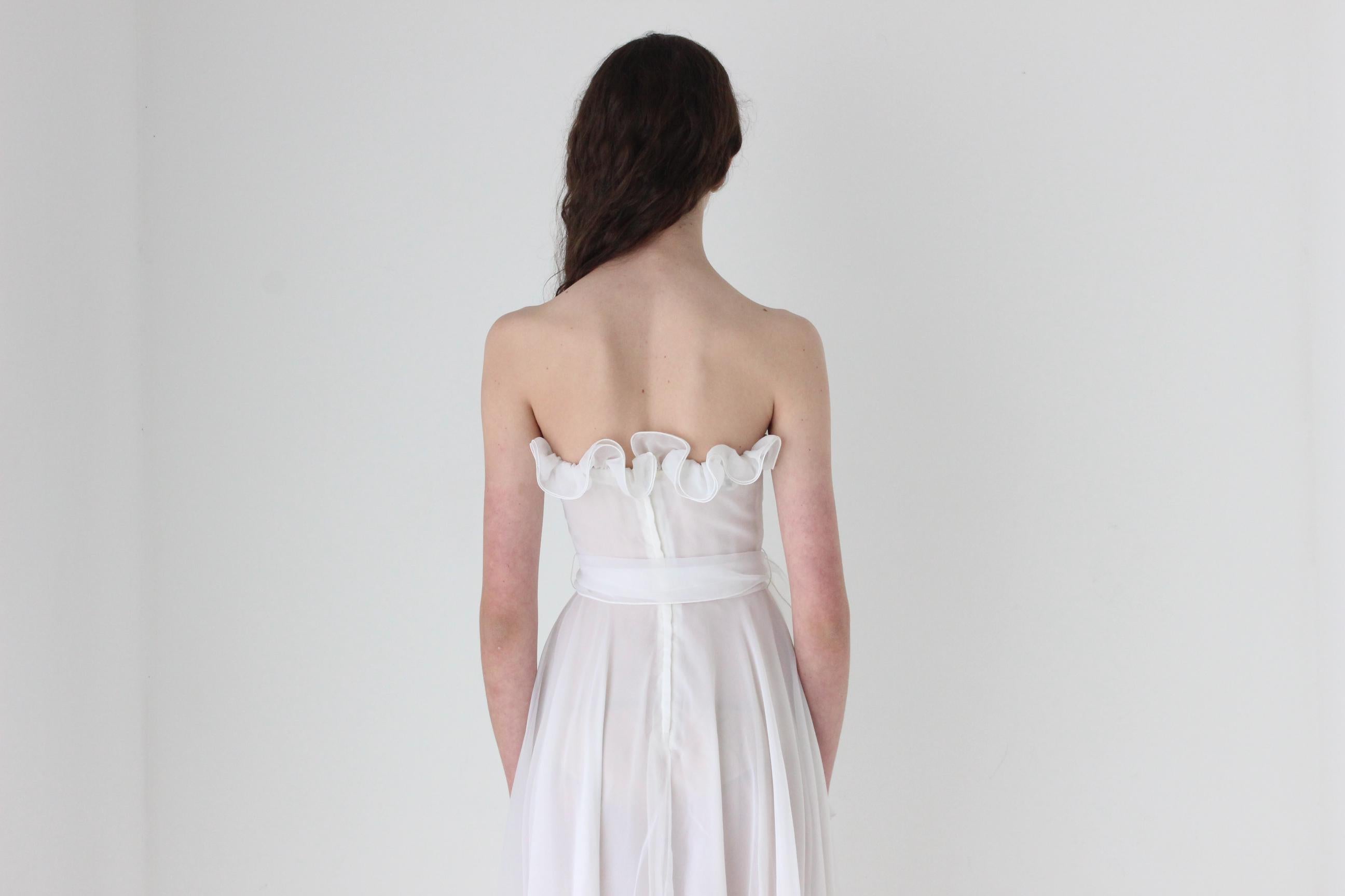 Historic 80s Merivale Hemmes Ruffle Dress & Bolero Set