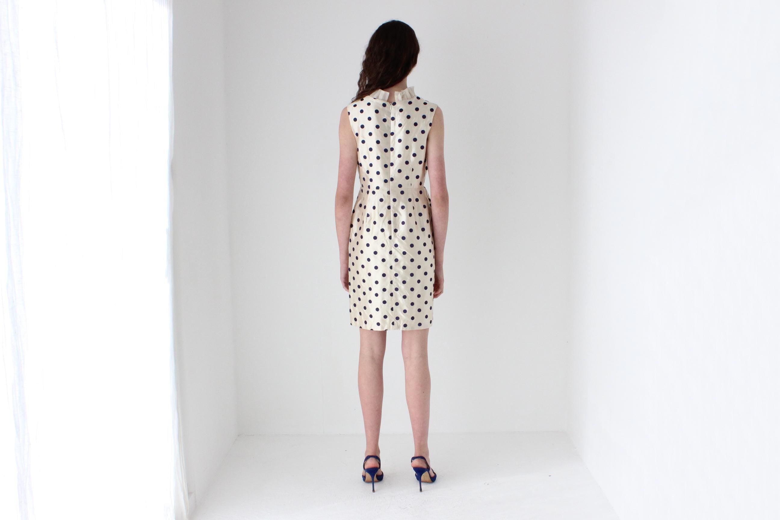 2000s Alannah Hill Pure Silk Polka Dot Mini