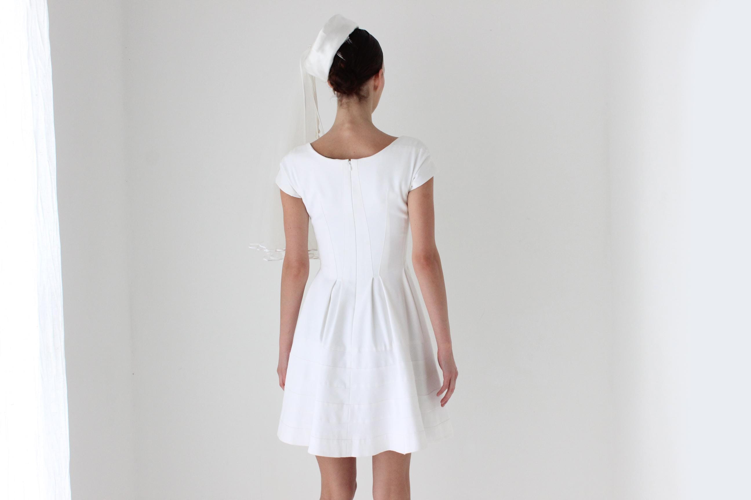 2000s Zac Posen Romantic Scoop Neck Mini