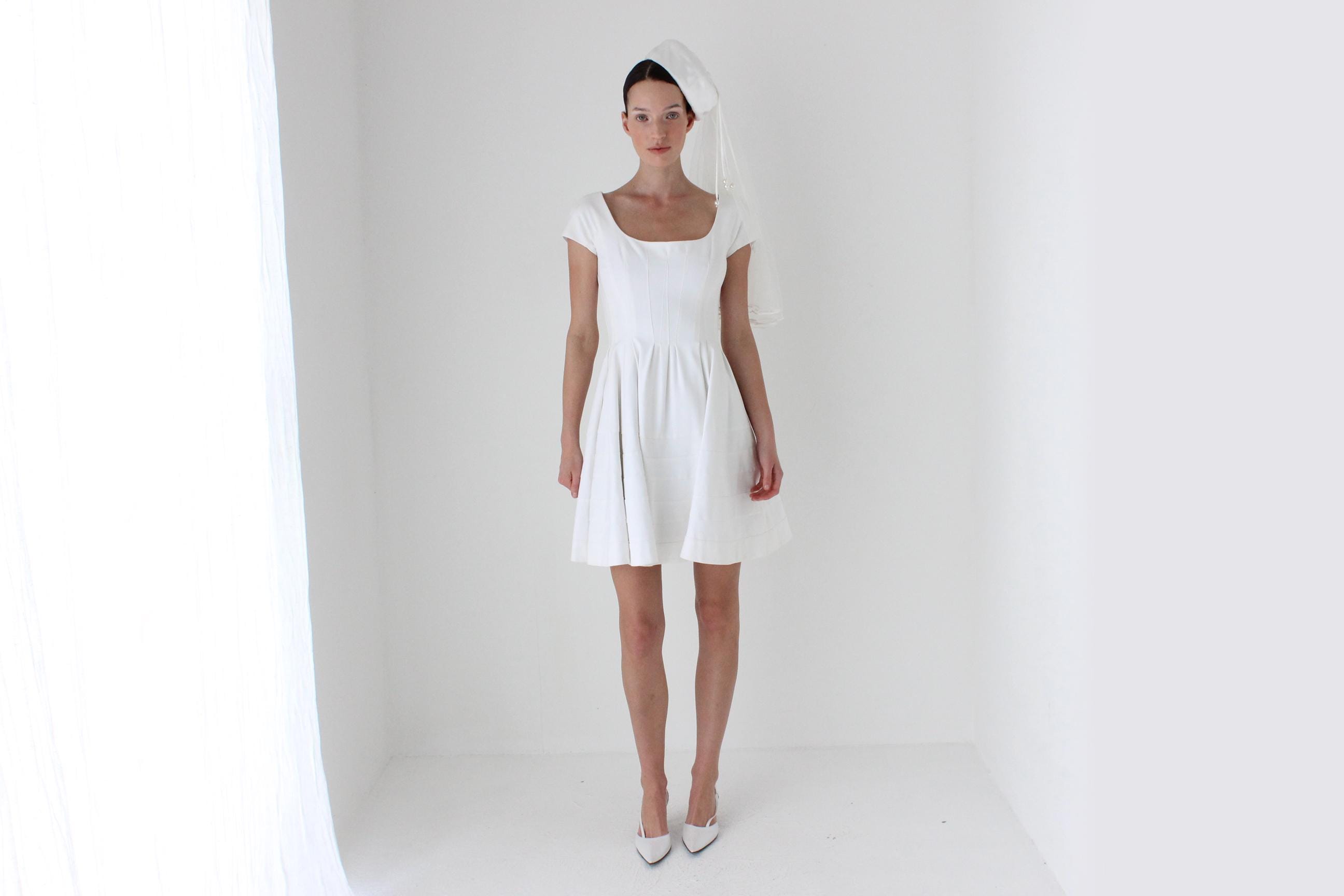 2000s Zac Posen Romantic Scoop Neck Mini