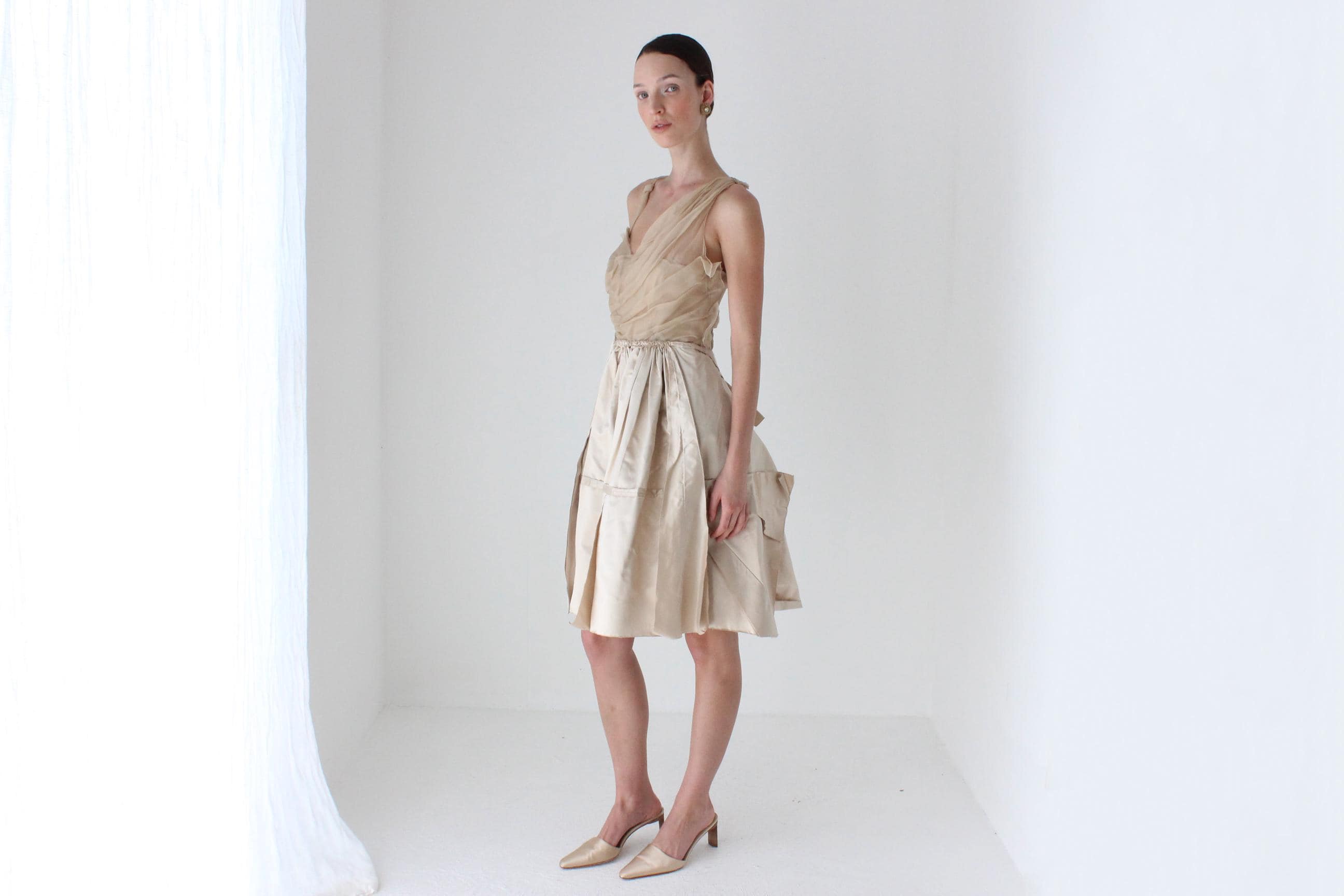Otherworldly PRADA SS 2004 Archival Abstract Bubble Dress