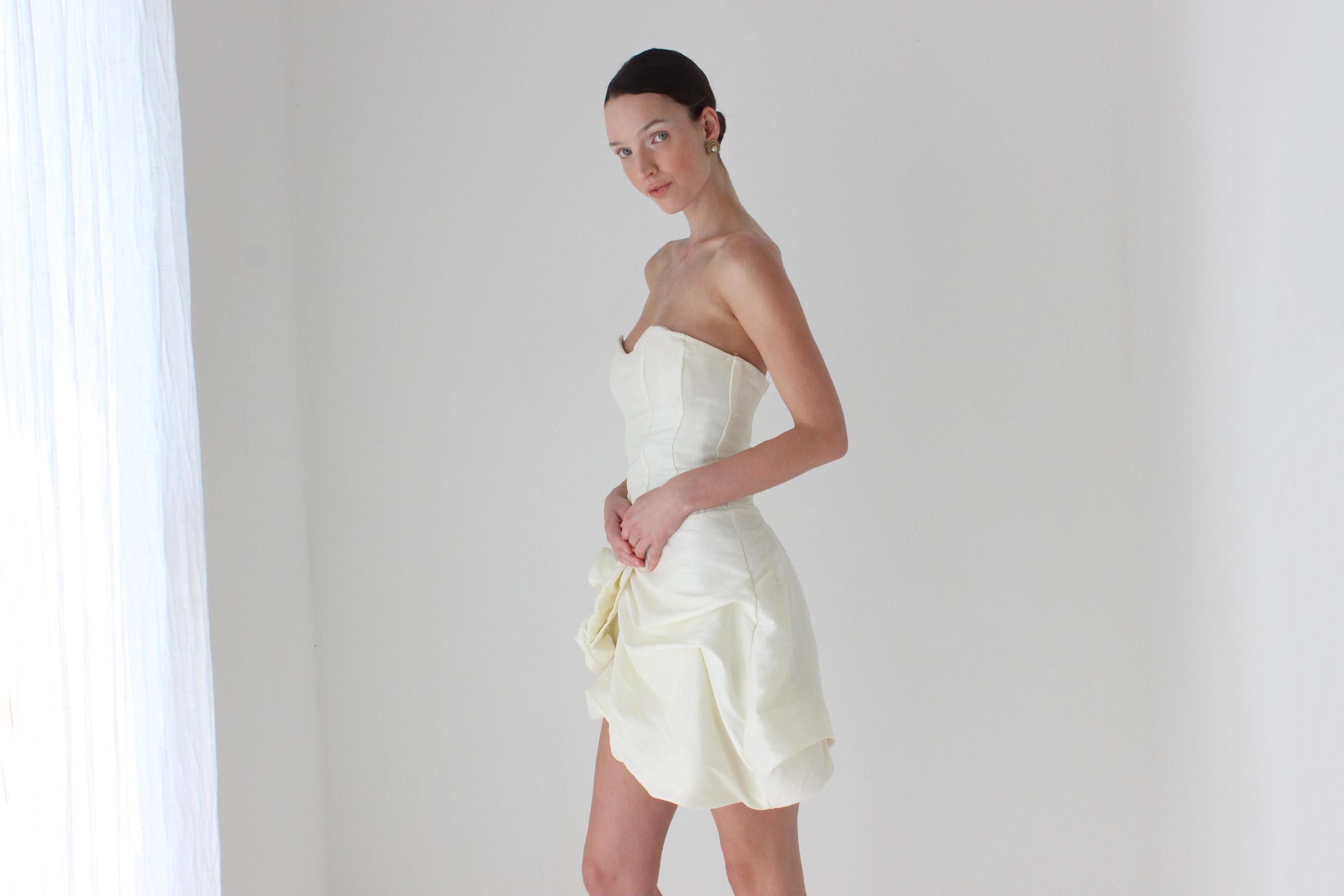 Y2K Taffeta Bubble Mini