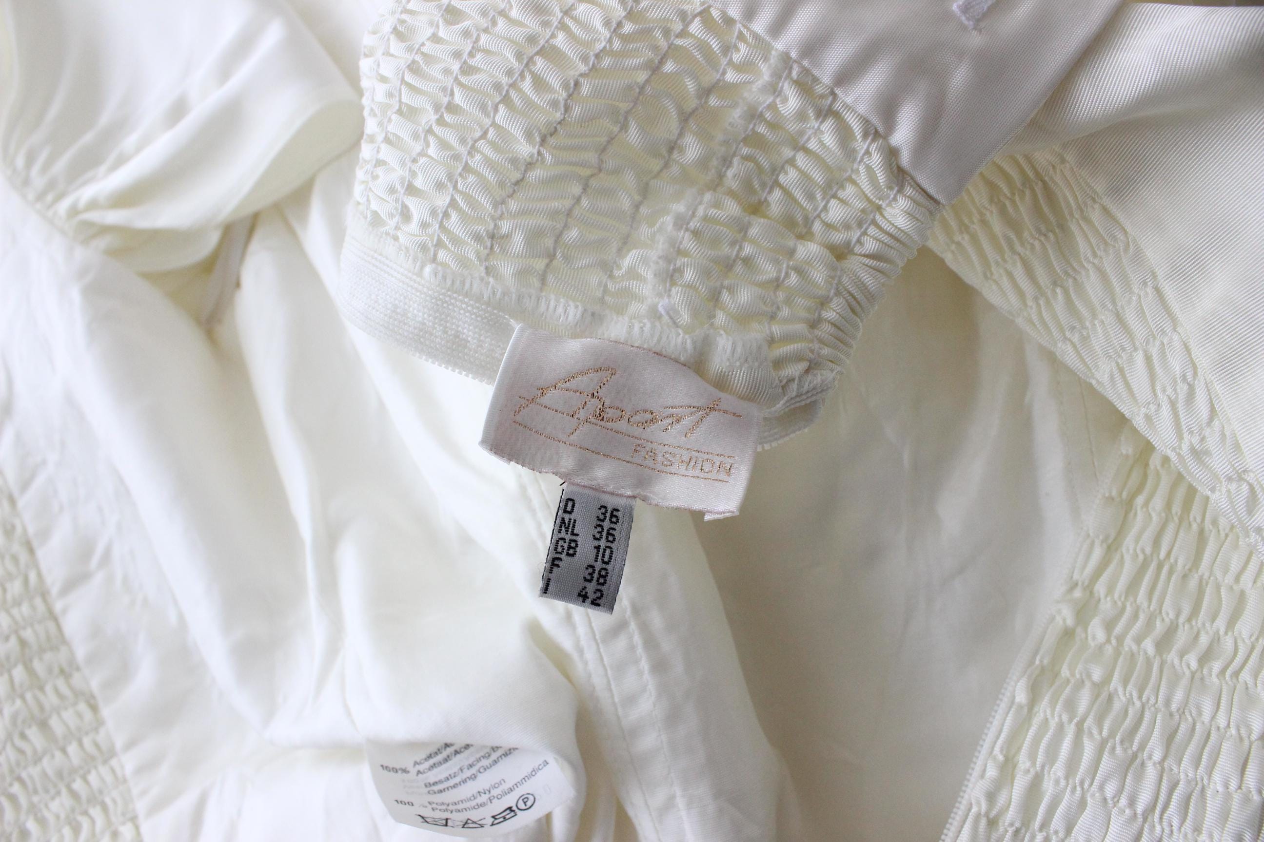 80s French Vintage Taffeta Drop Waist Party Dress