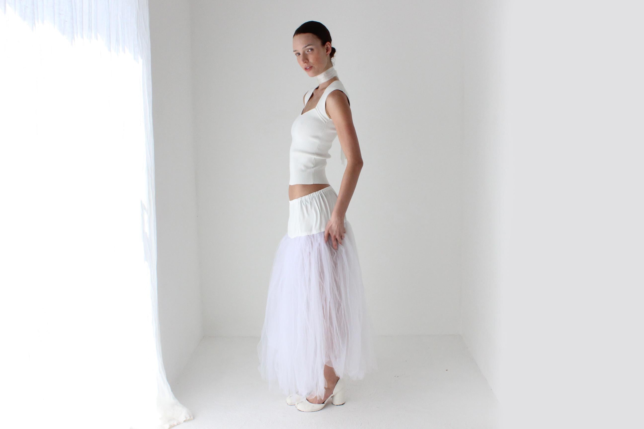 2000s Solid Stretch Knit Tank