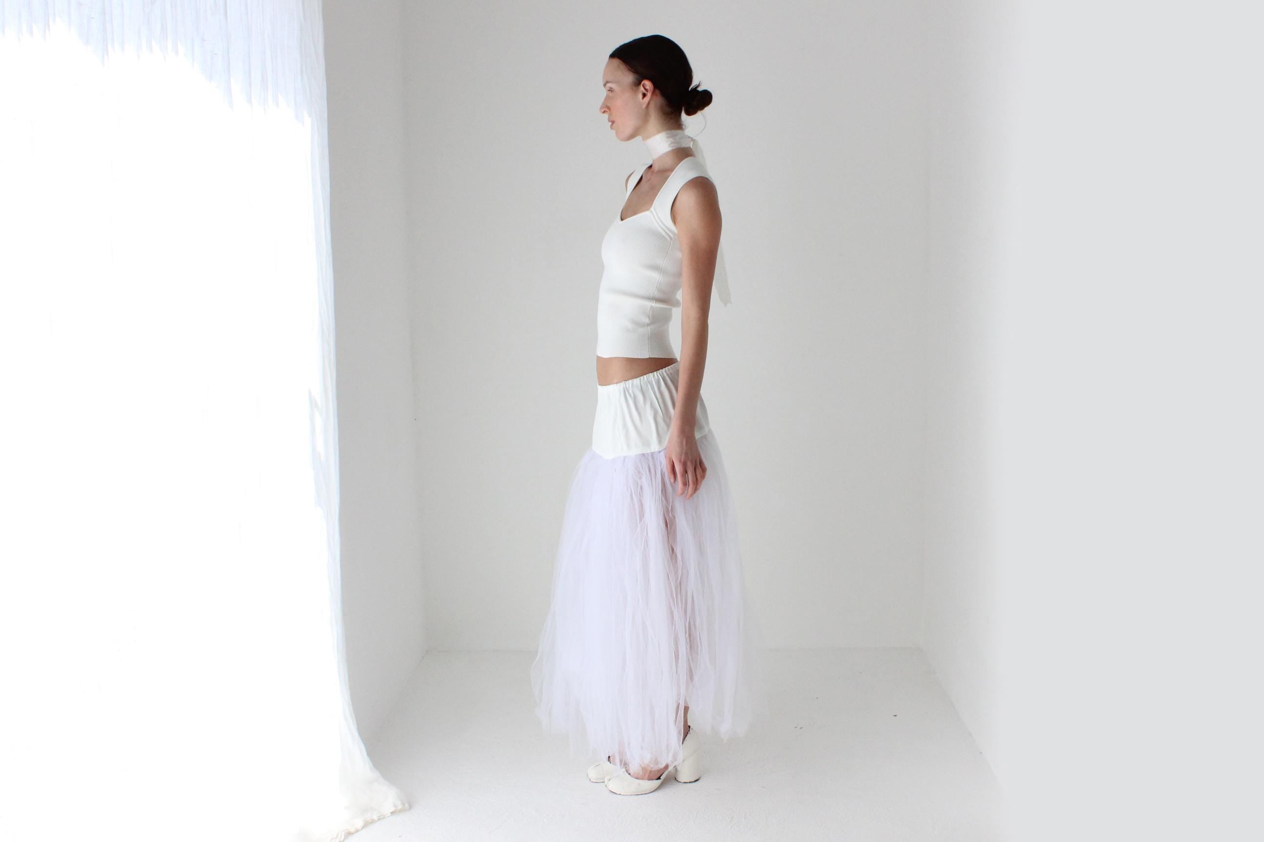 2000s Solid Stretch Knit Tank