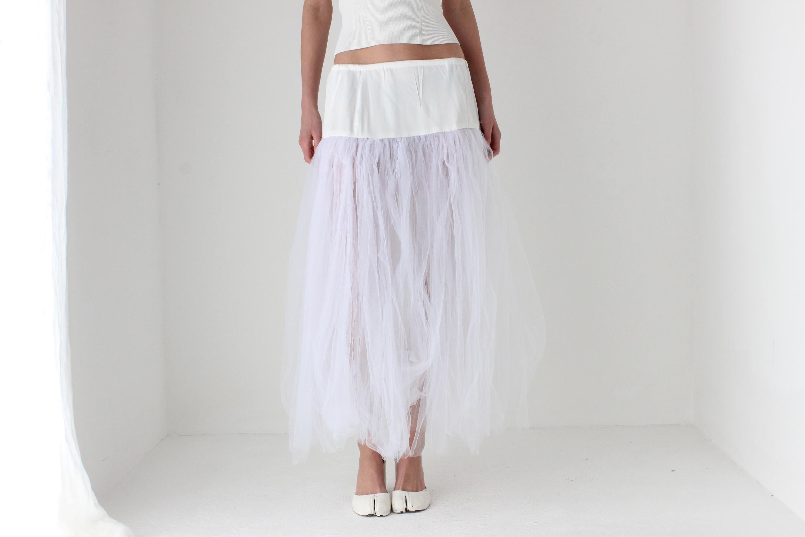 Fun 80s Tulle Panel Party Skirt