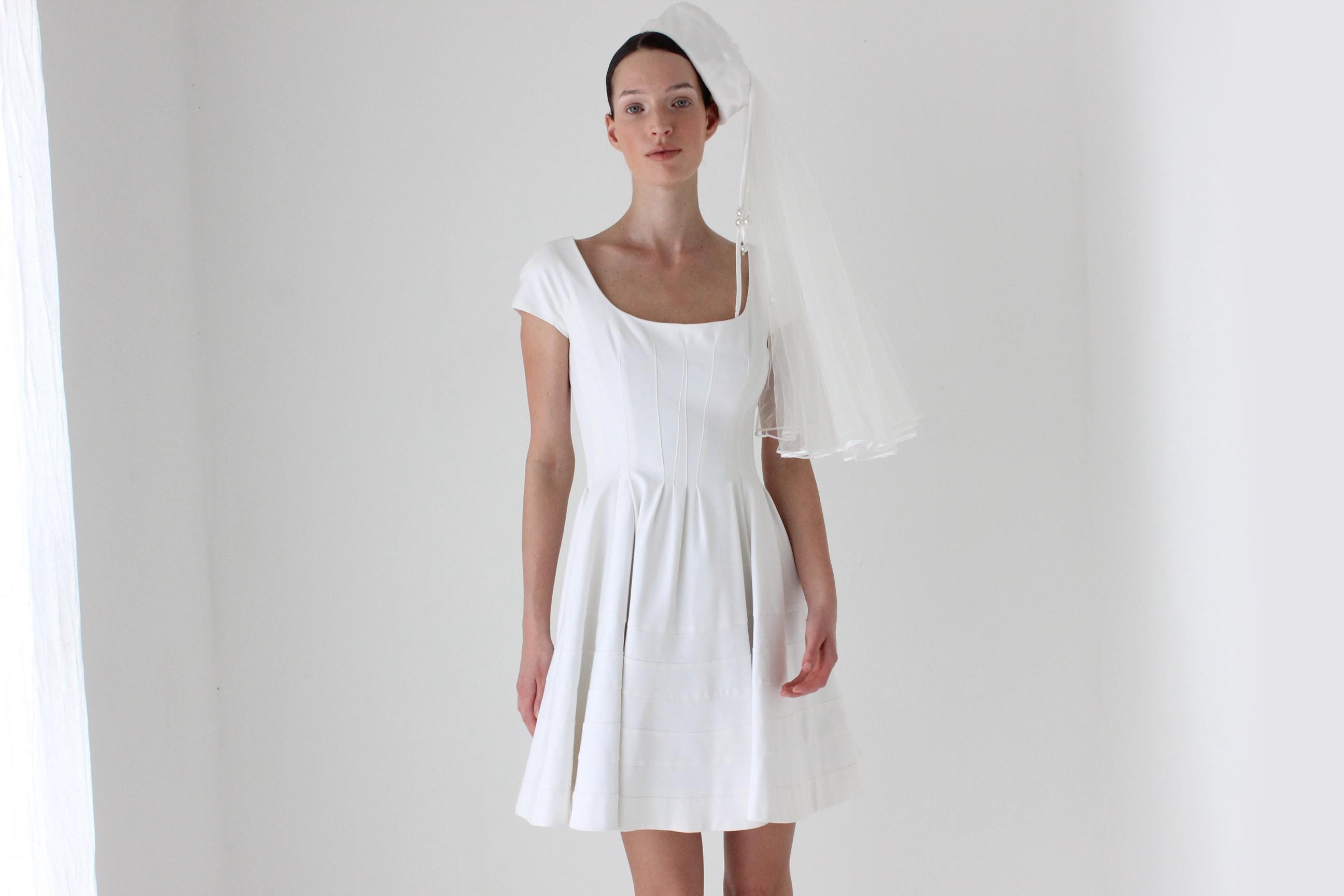 2000s Zac Posen Romantic Scoop Neck Mini