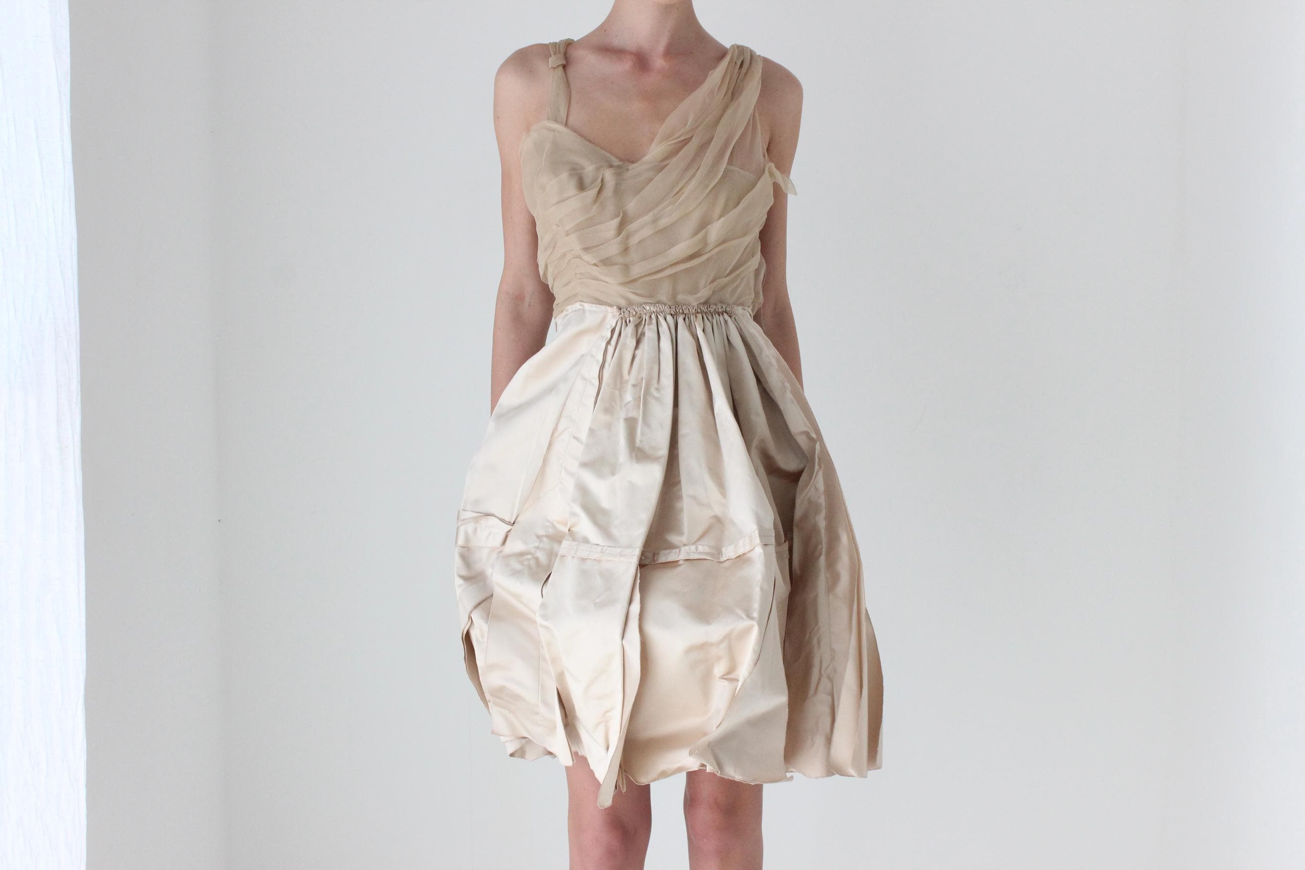 Otherworldly PRADA SS 2004 Archival Abstract Bubble Dress