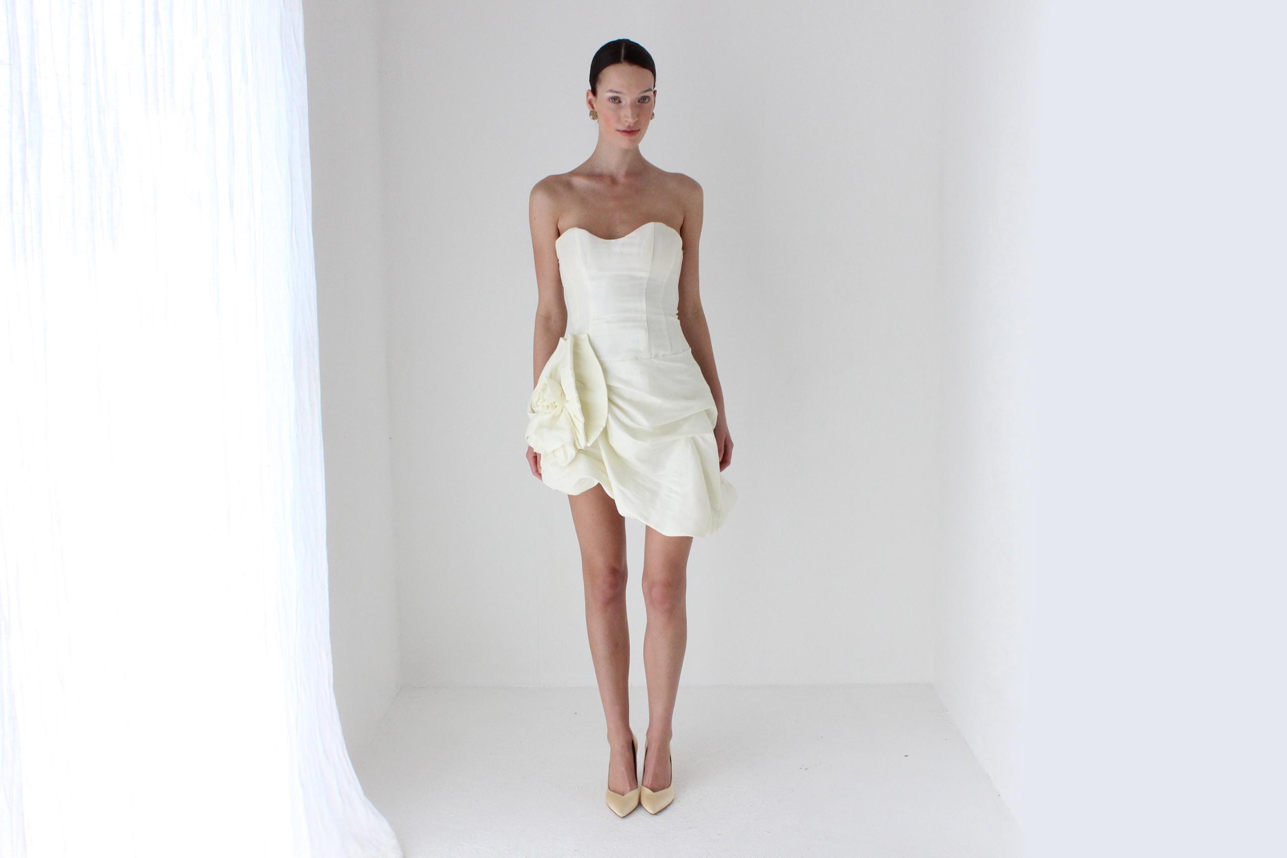 Y2K Taffeta Bubble Mini