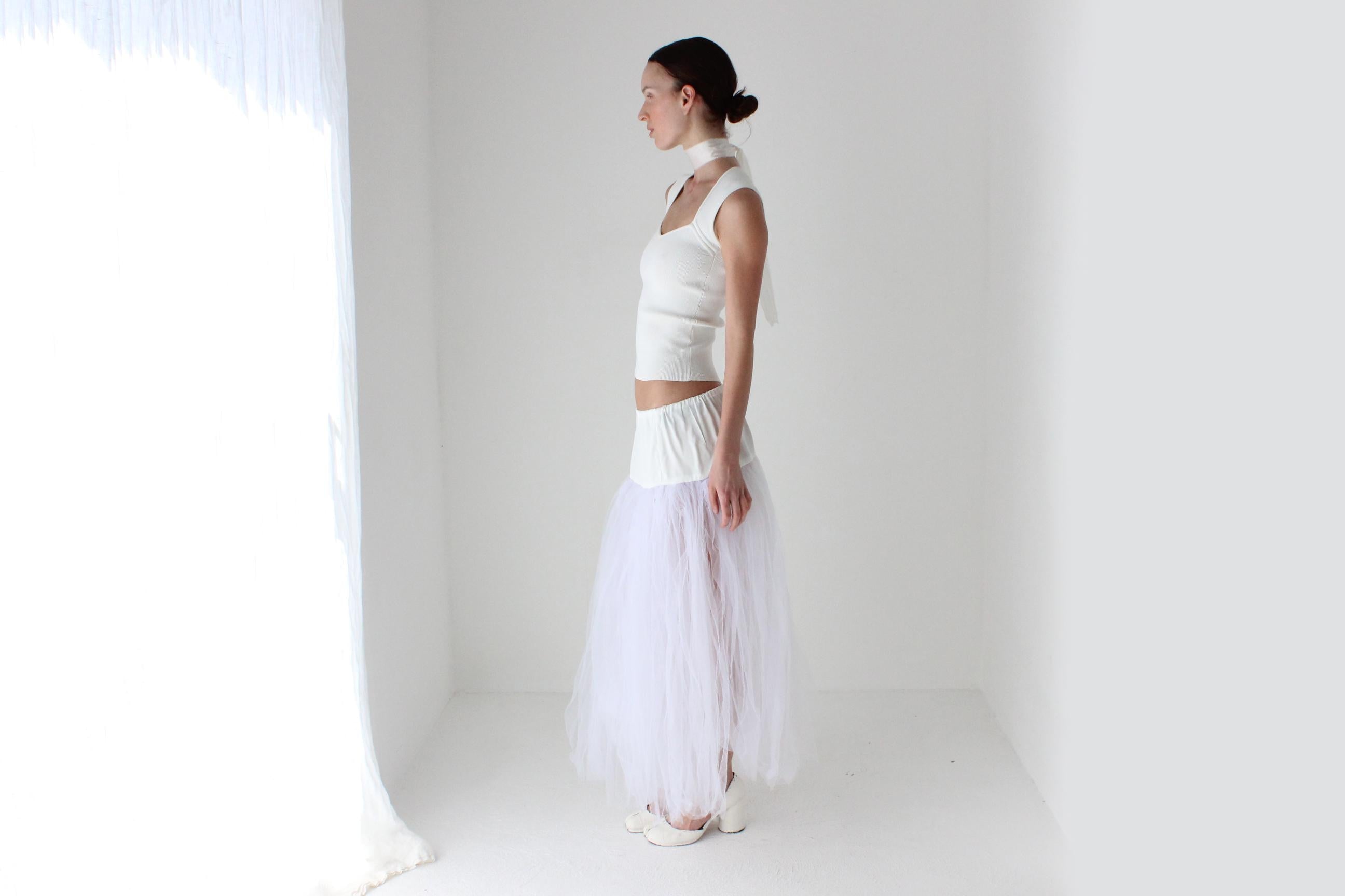 Fun 80s Tulle Panel Party Skirt