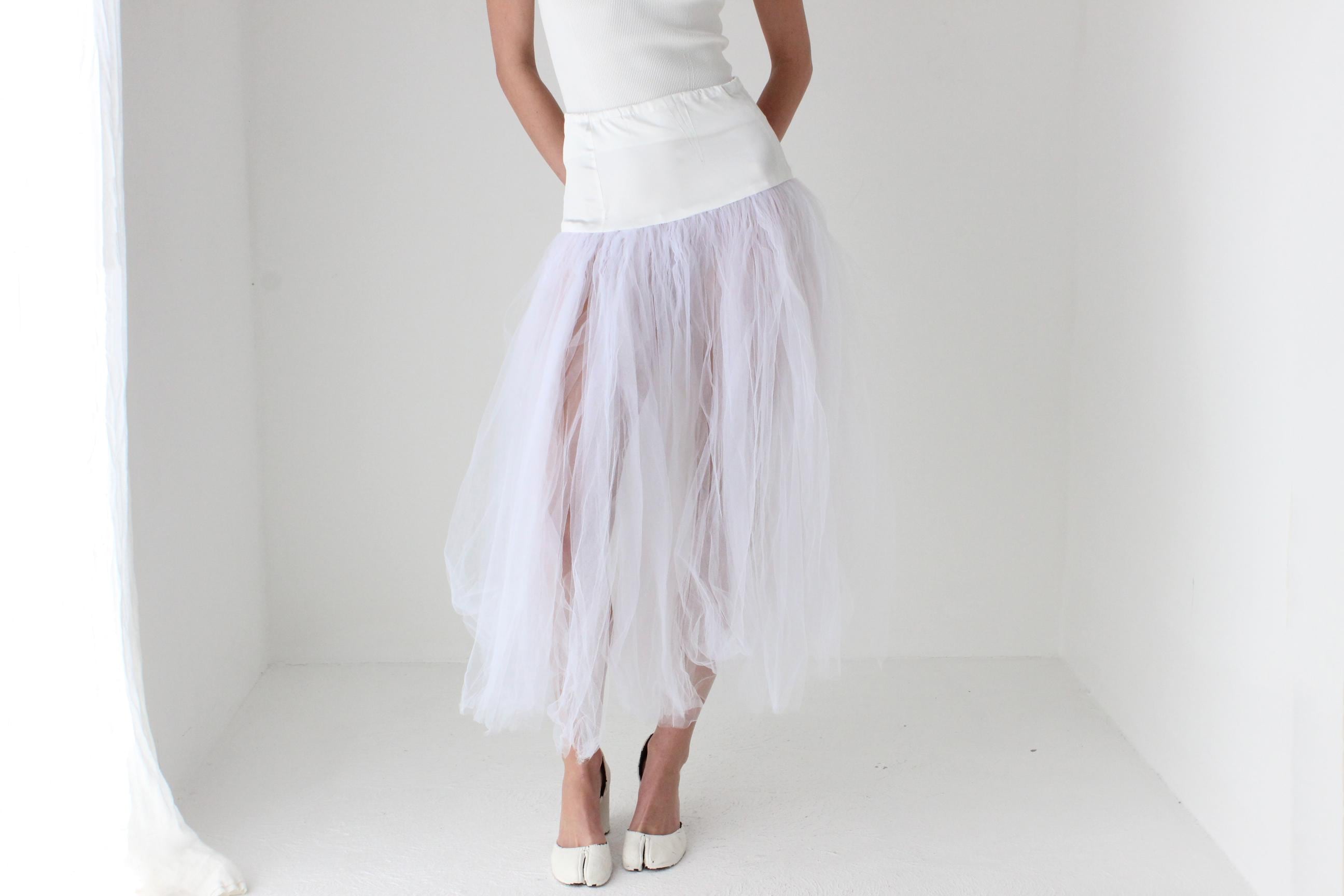 Fun 80s Tulle Panel Party Skirt