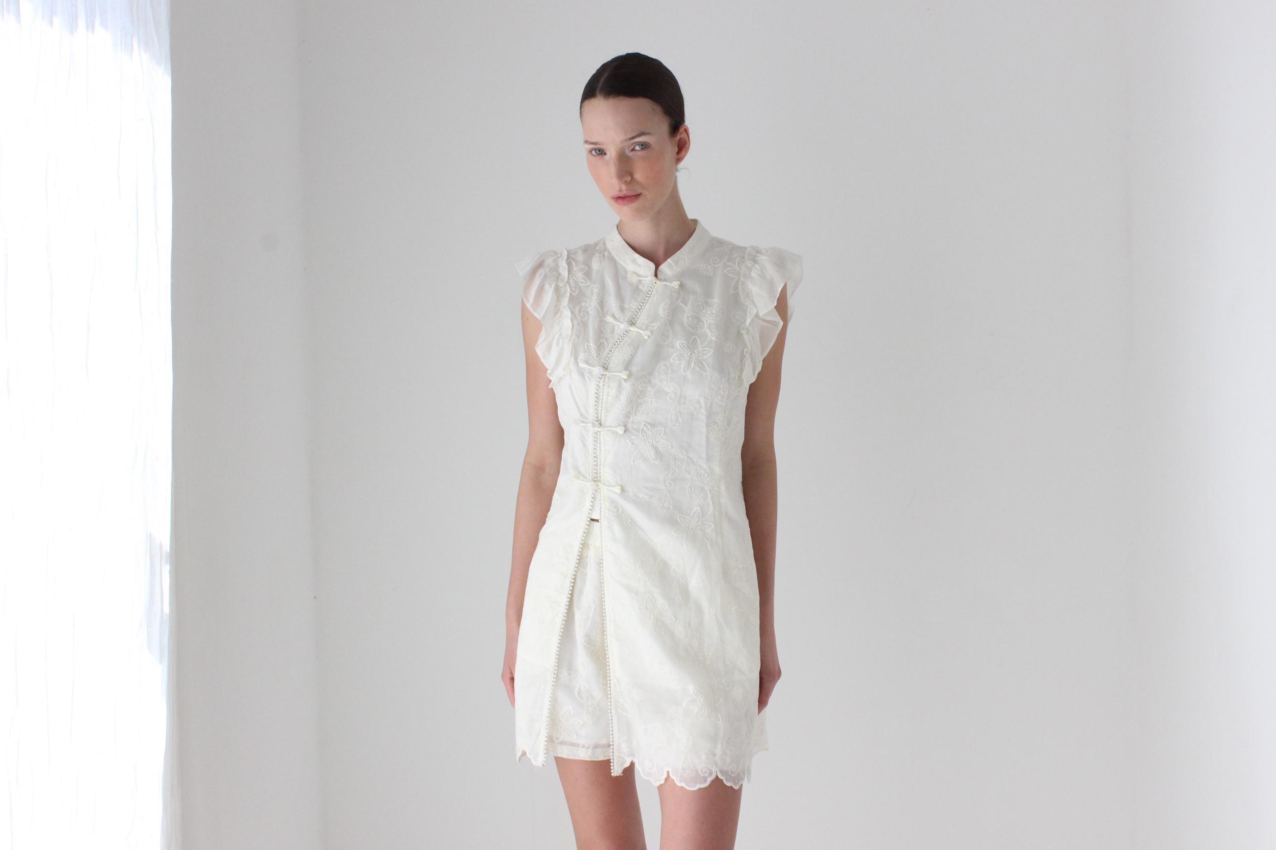 Cotton Lace Pyjama 'Getting Ready' Set