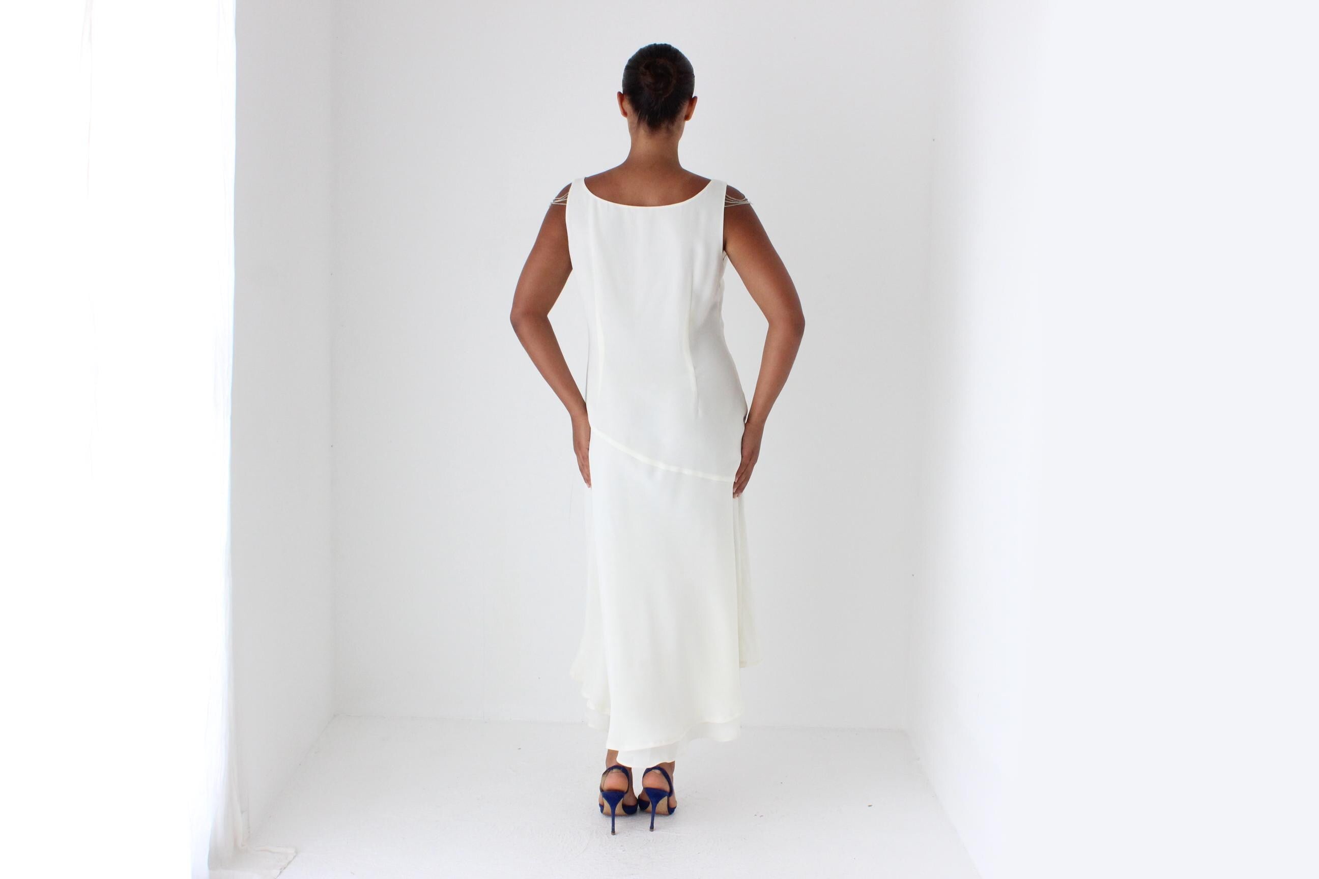 Y2K Asymmetric Jagged Hem Cocktail Dress